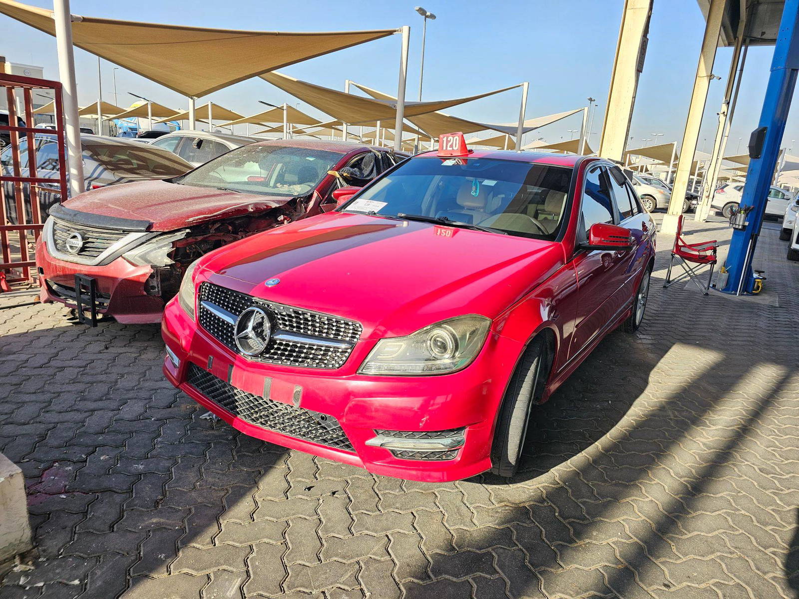 2011 MERCEDES BENZ C300 — 129647 Miles — Lot BR163055 — Souq - Marhaba Auctions Used Cars - Image 5