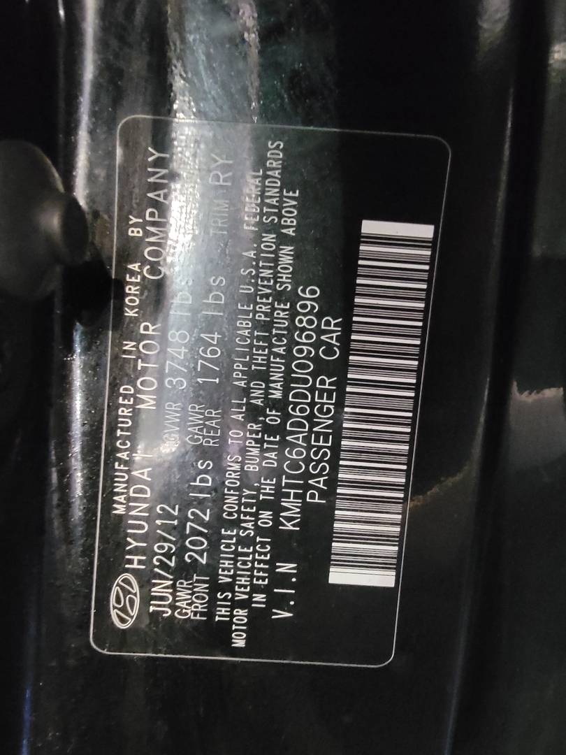 2013 HYUNDAI VELOSTER — 255248 Miles — Lot 96896 — Main - Marhaba Auctions Used Cars - Image 9