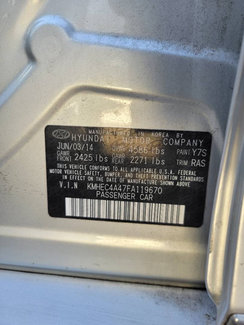 2015 HYUNDAI SONATA — 126356 Miles — Lot 119670 — Main - Marhaba Auctions Used Cars - Image 11