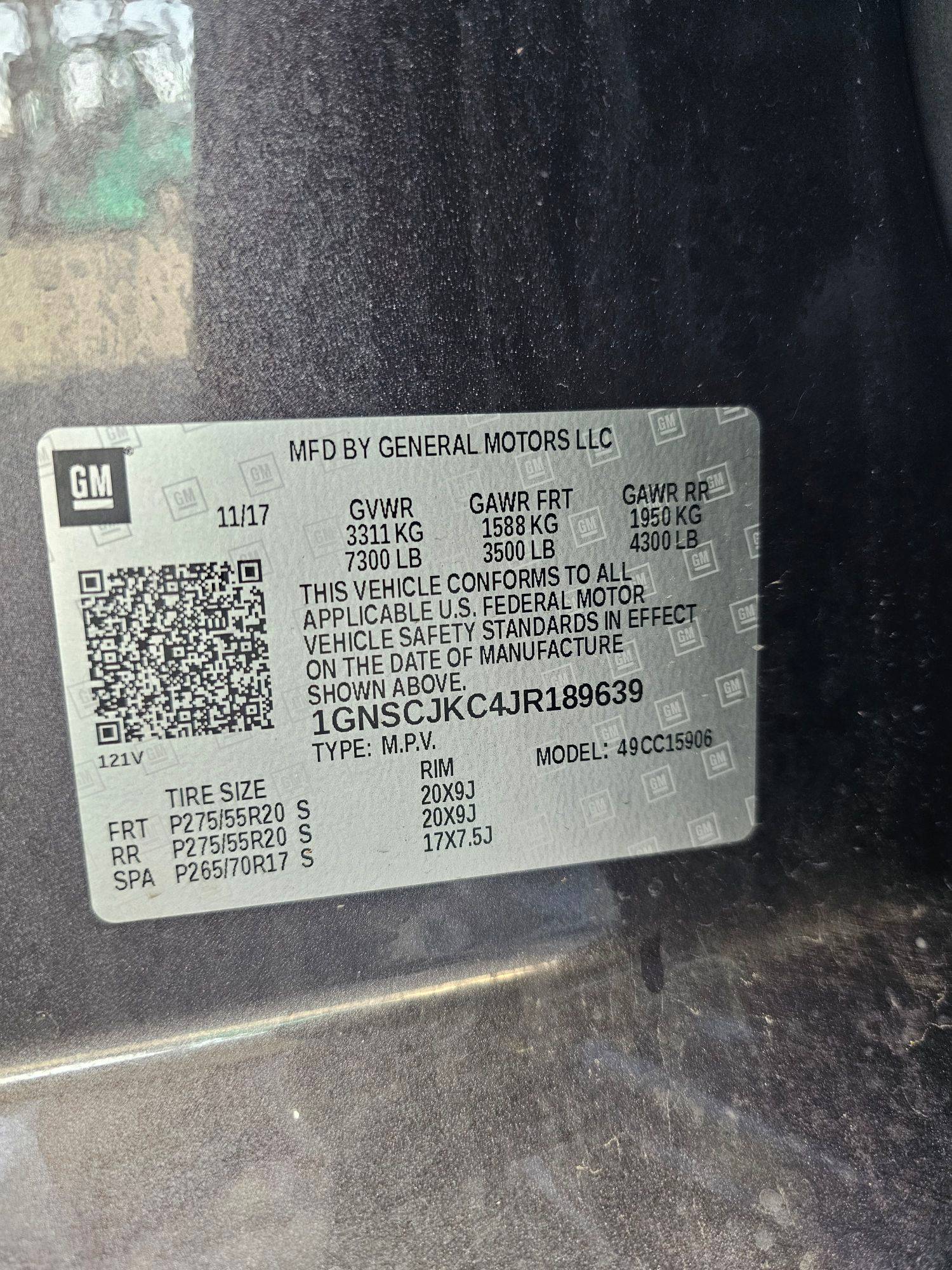 CHEVROLET SUBURBAN 2018 - Marhaba Auction Used Cars - Image 11