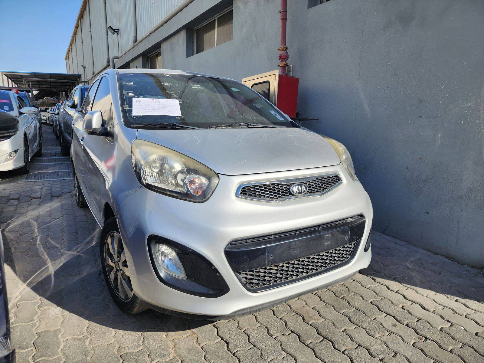 2014 KIA MORNING — 122000 KM — Lot 125487 — Al Quoz - Marhaba Auctions Used Cars - Image 3