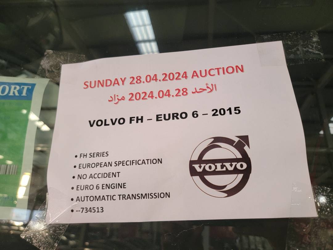 2015 VOLVO FH-Series — 1091793 KM — Lot 734513 - Marhaba Auctions Used Cars - Image 9