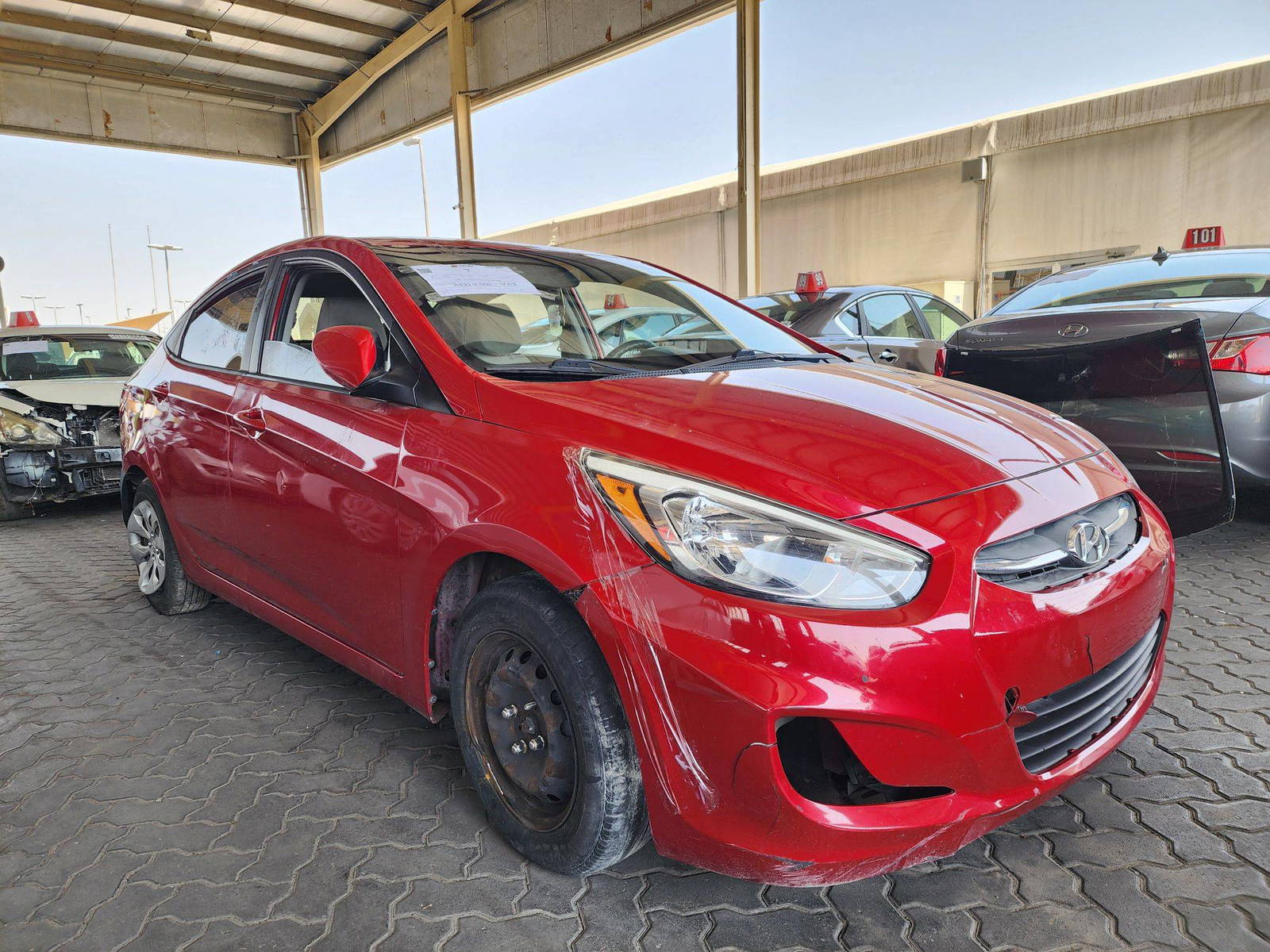 2017 HYUNDAI ACCENT — 152349 Miles — Lot 48138414 — Souq - Marhaba Auctions Used Cars - Image 4