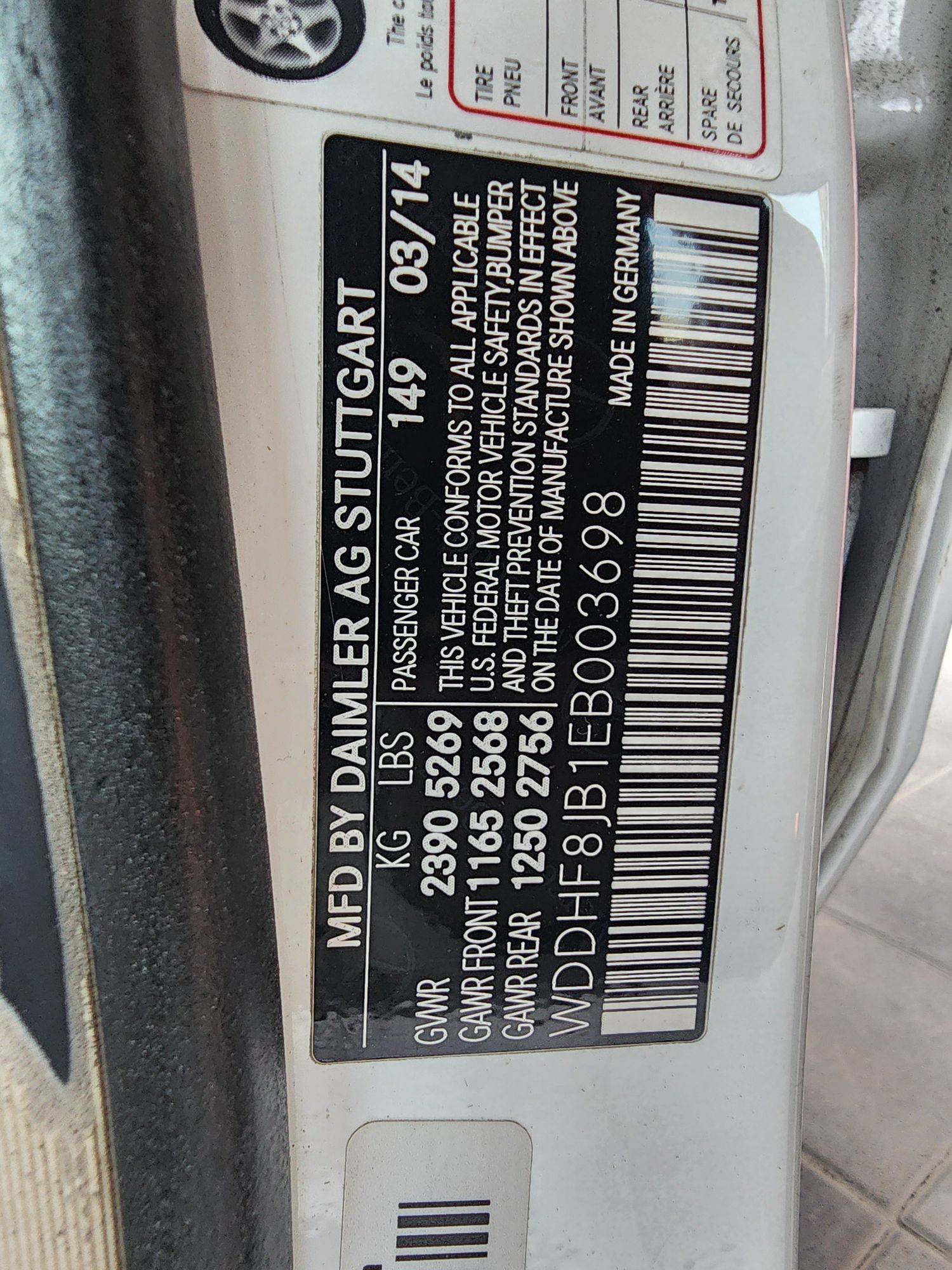 2014 MERCEDES BENZ E 350 — 146757 Miles — Lot 003698 — Main - Marhaba Auctions Used Cars - Image 12