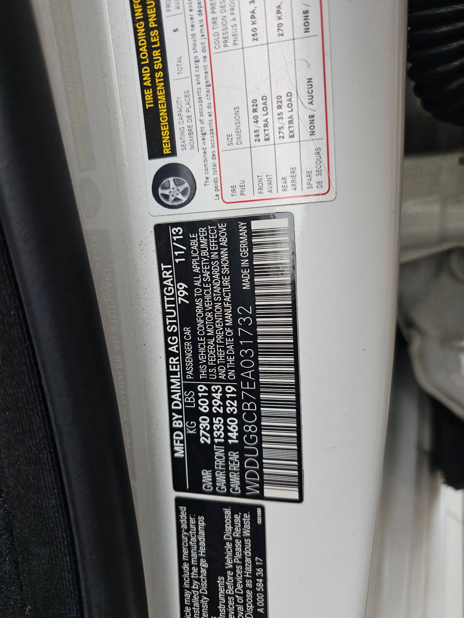 MERCEDES BENZ S 550 2014 - Marhaba Auction Used Cars - Image 10