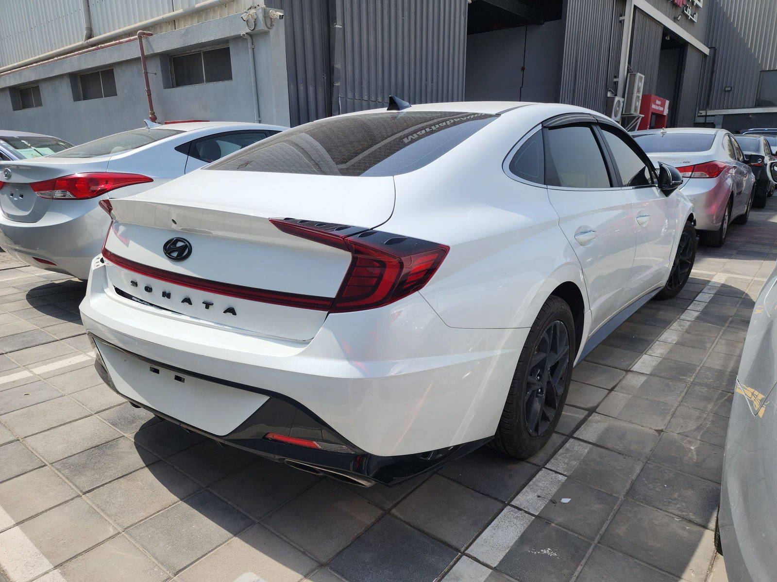 2020 HYUNDAI SONATA — 49742 Miles — Lot 012700 — Al Quoz - Marhaba Auctions Used Cars - Image 3