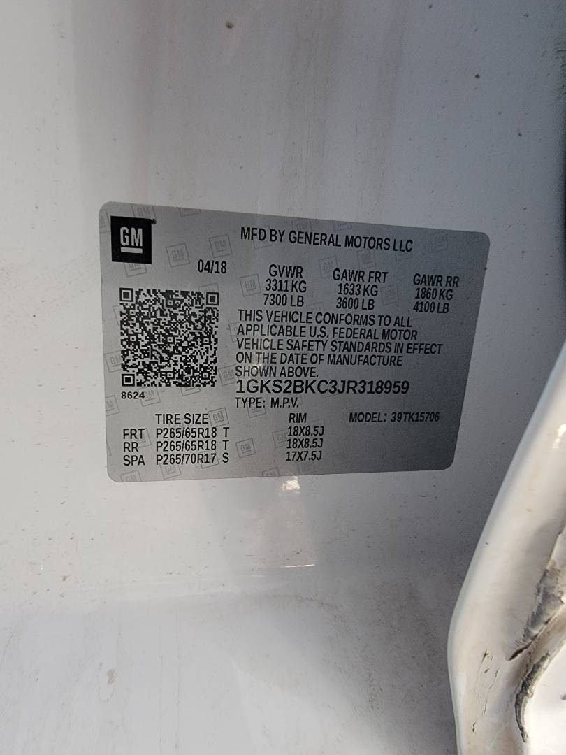 2018 GMC YUKON — 126240 Miles — Lot R318959 — Main - Marhaba Auctions Used Cars - Image 11