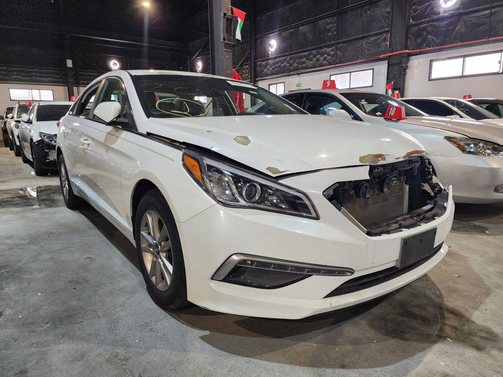 2015 HYUNDAI SONATA — 153417 Miles — Lot 014401 — Al Quoz - Marhaba Auctions Used Cars - Image 8