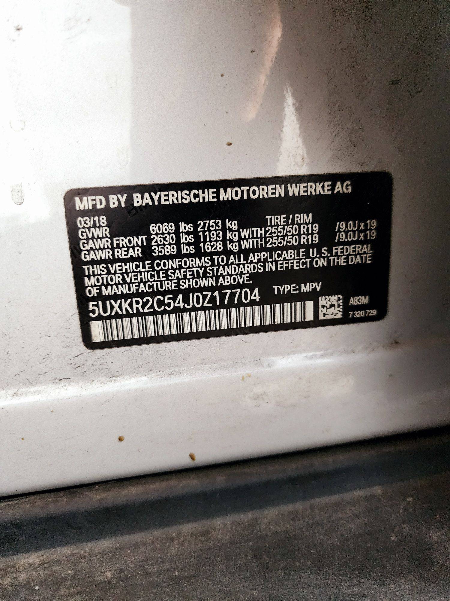 BMW X5 SDRIVE35I 2018 - Marhaba Auction Used Cars - Image 9