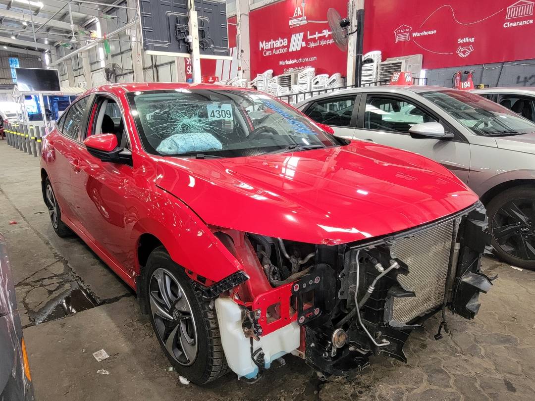 2019 HONDA CIVIC — 104445 KM — Lot 041639 — Main - Marhaba Auctions Used Cars - Image 4