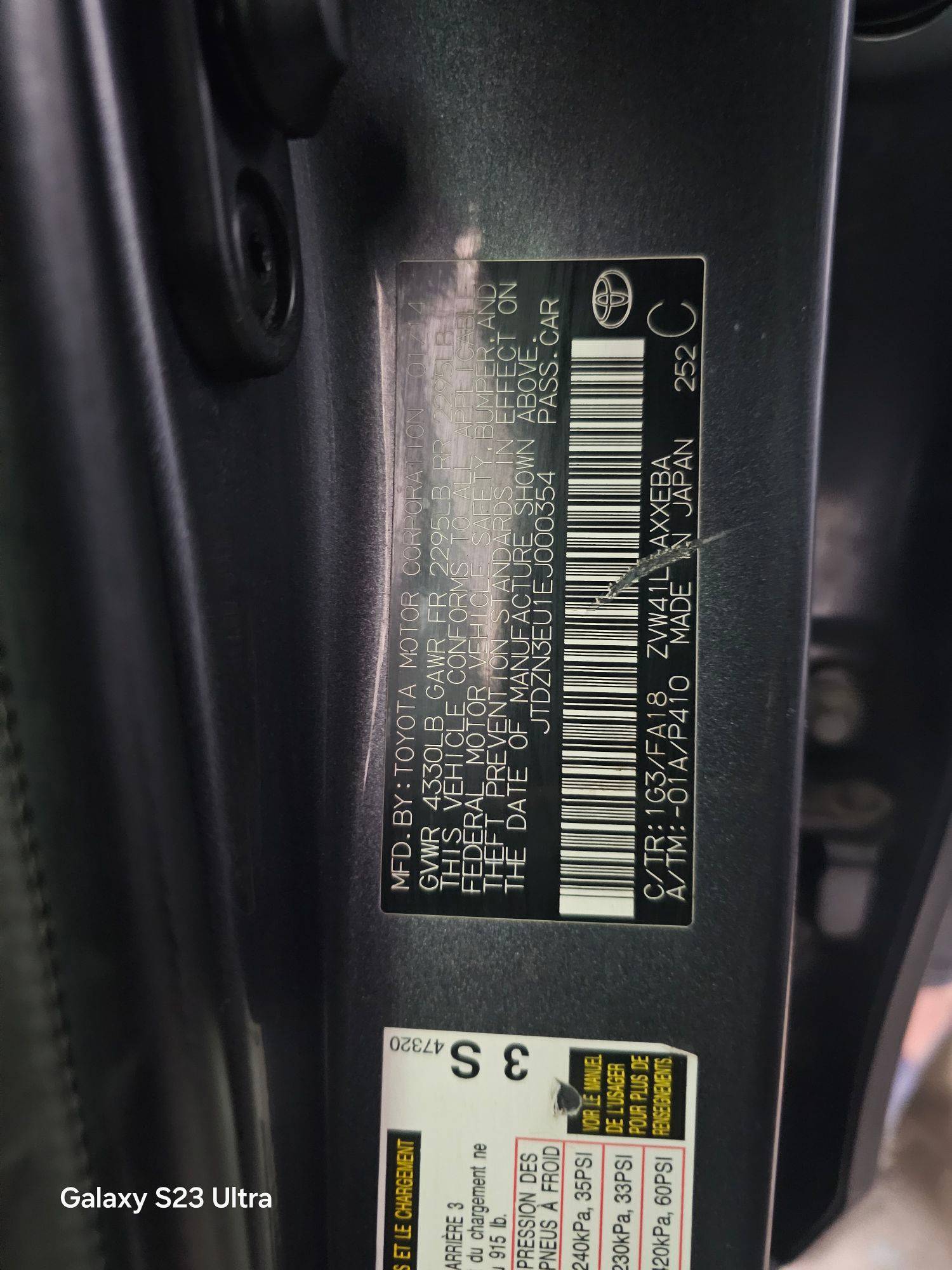 TOYOTA PRIUS V 2014 - Marhaba Auction Used Cars - Image 9