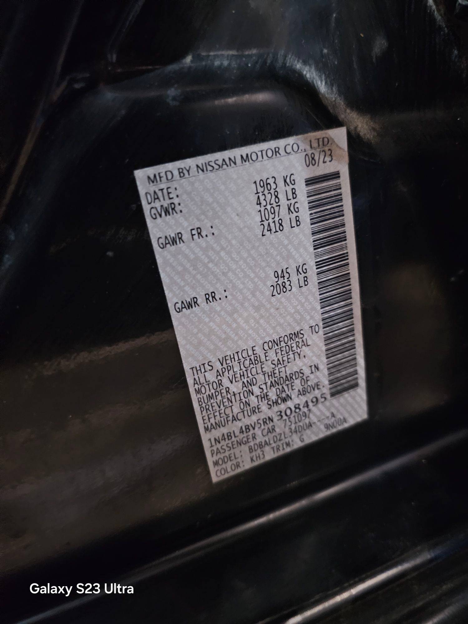 NISSAN ALTIMA 2024 - Marhaba Auction Used Cars - Image 8