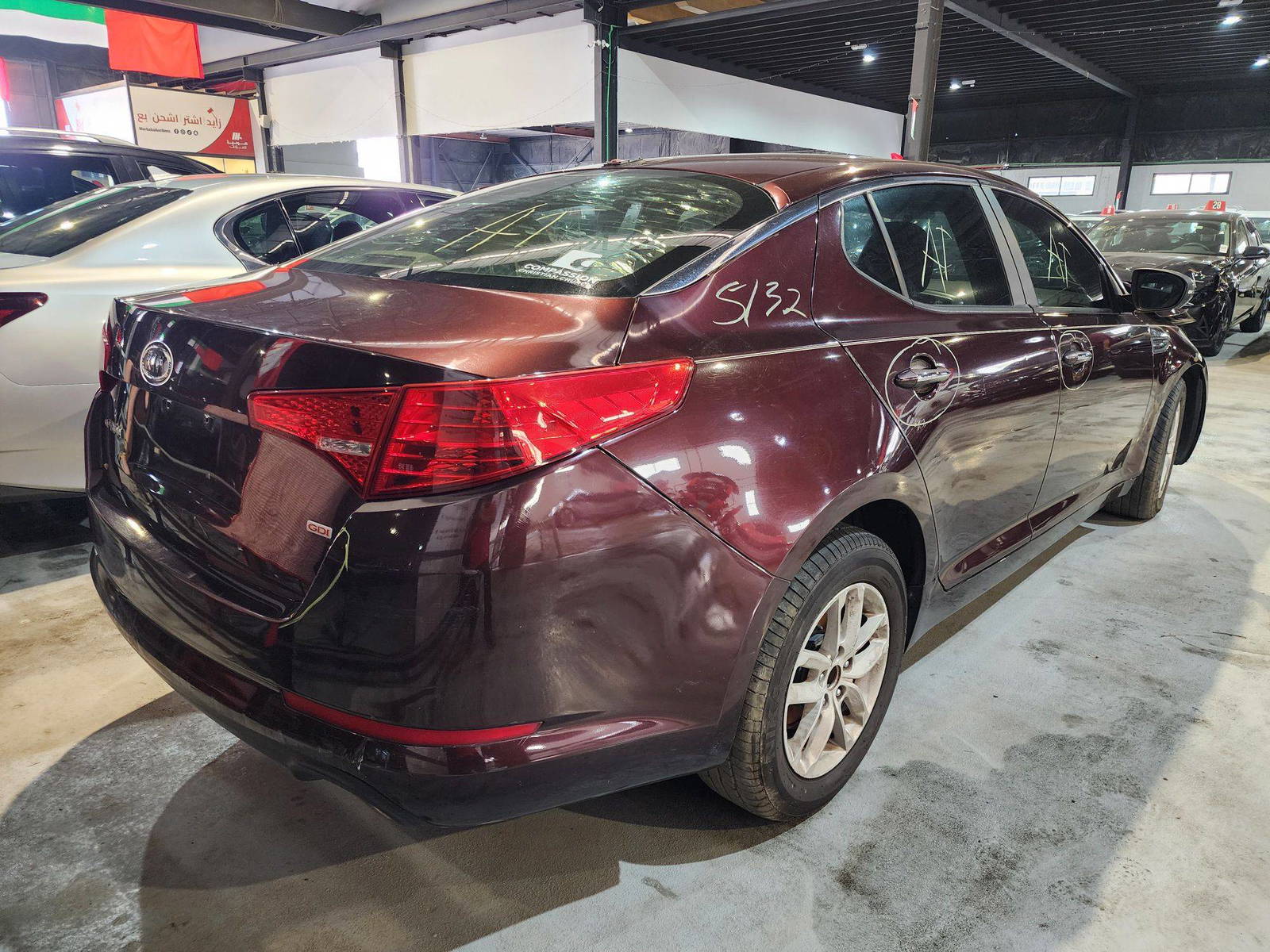 2012 KIA OPTIMA — 233935 Miles — Lot 78153934 — Al Quoz - Marhaba Auctions Used Cars - Image 3