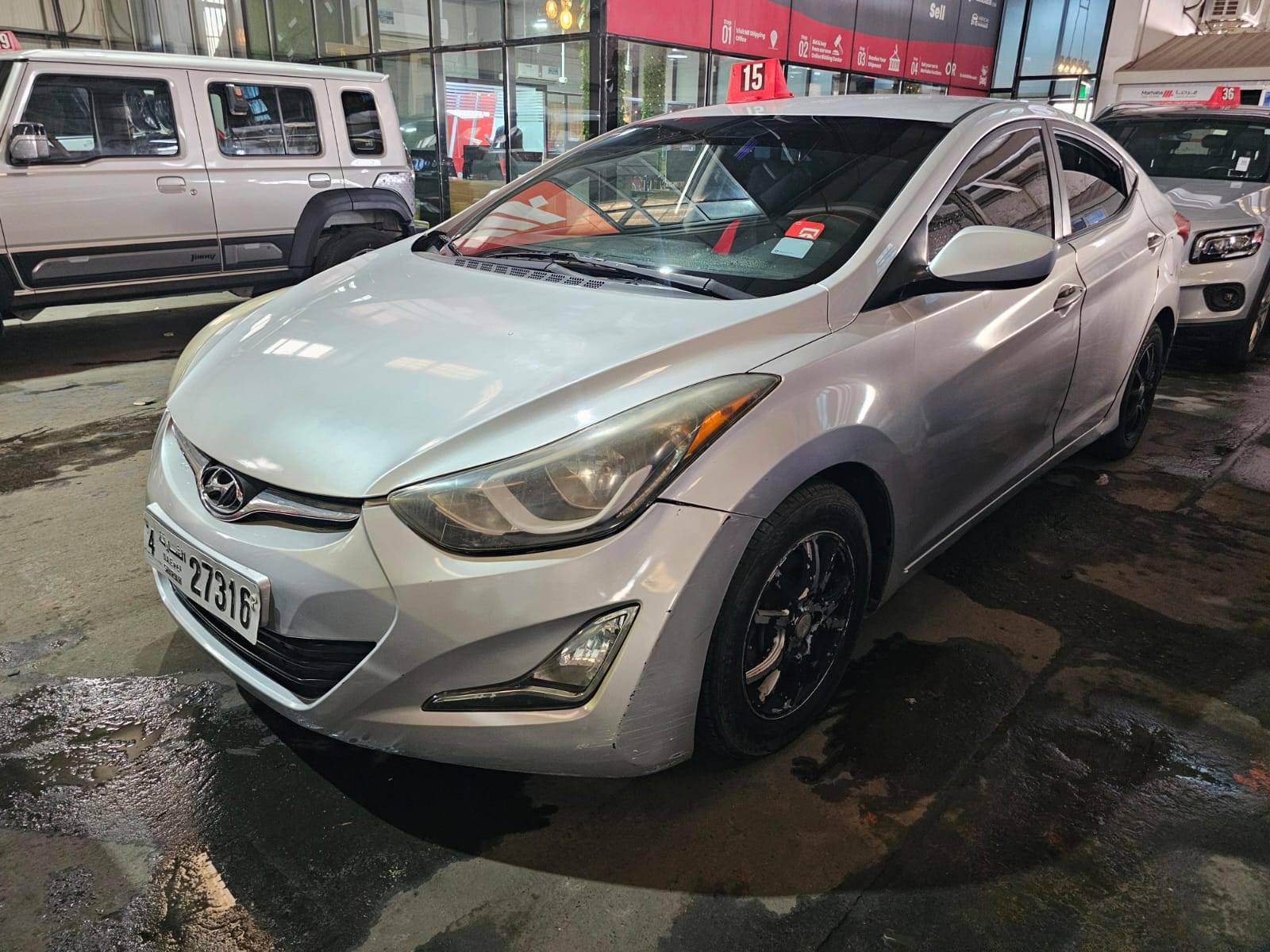 2015 HYUNDAI ELANTRA — 313898 Miles — Lot 5NPDH4AE2FH590693 — Main - Marhaba Auctions Used Cars - Image 3