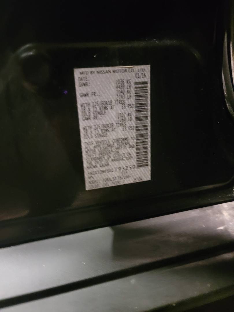 2016 NISSAN ROGUE — 97598 Miles — Lot C793259 — Main - Marhaba Auctions Used Cars - Image 8