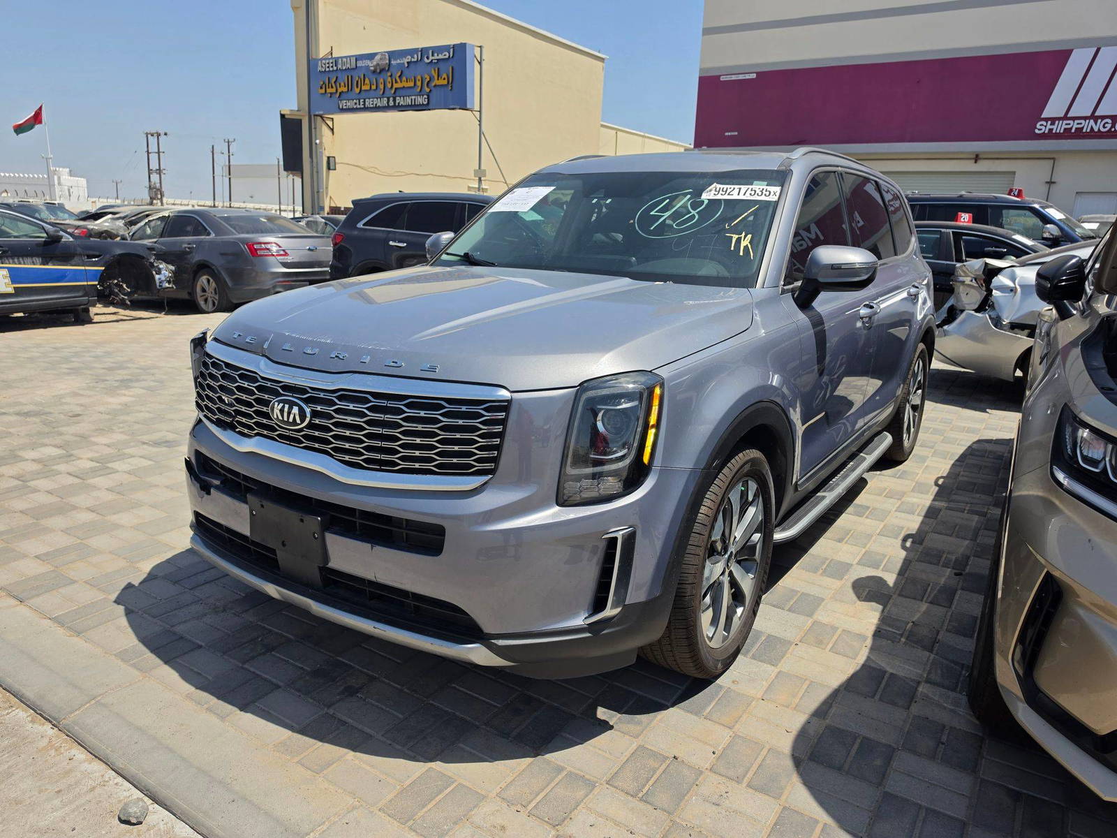 2020 KIA TELLURIDE — 139473 Miles — Lot 99217535 — Oman Yard - Marhaba Auctions Used Cars - Image 3