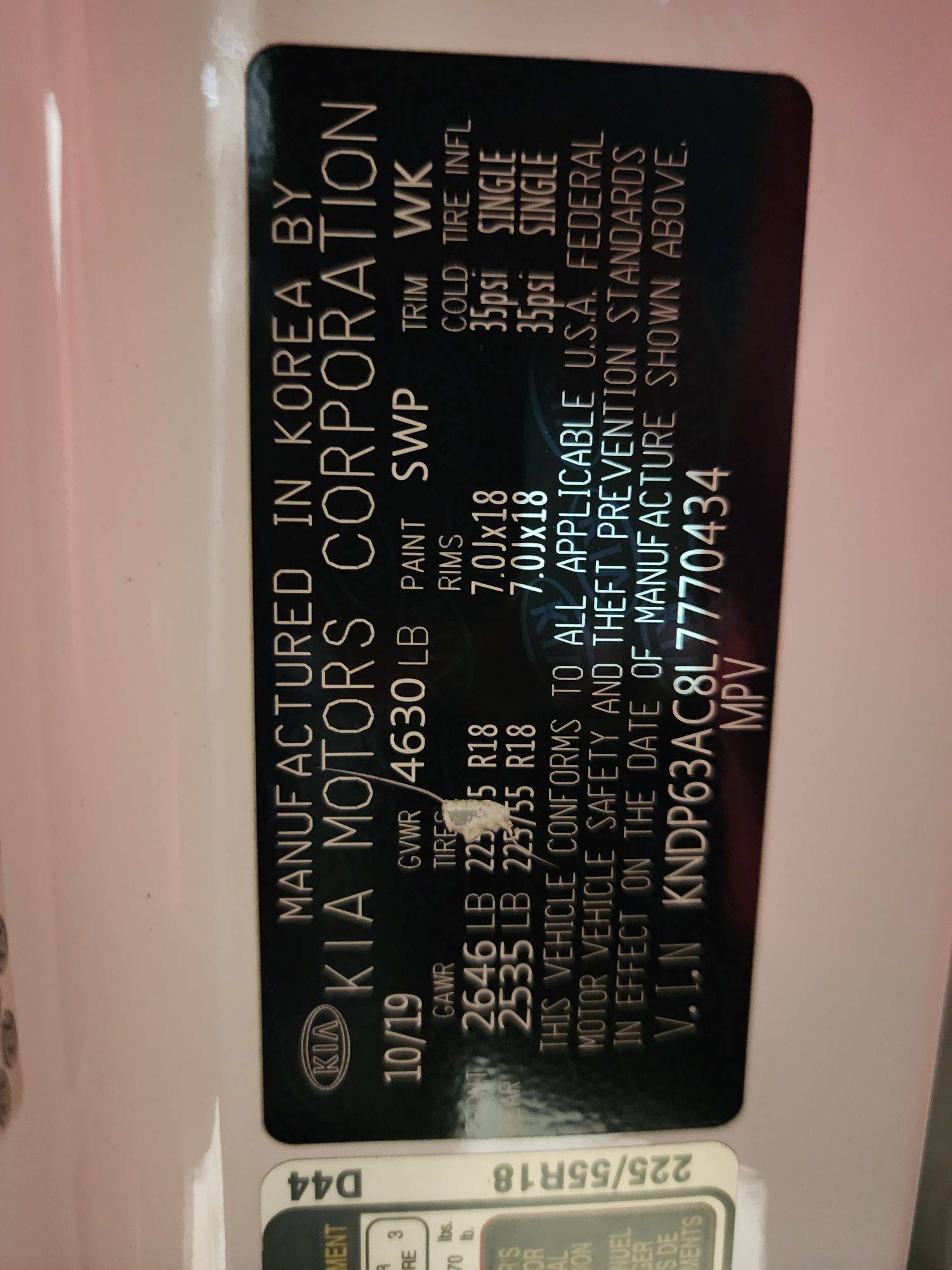 KIA SPORTAGE 2020 - Marhaba Auction Used Cars - Image 10