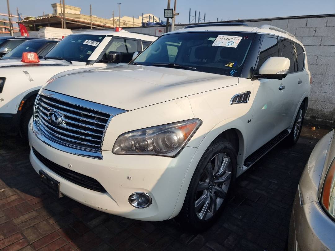 2014 INFINITI QX80 — 191960 Miles — Lot 064956 — Ind. 12 - Marhaba Auctions Used Cars - Image 3