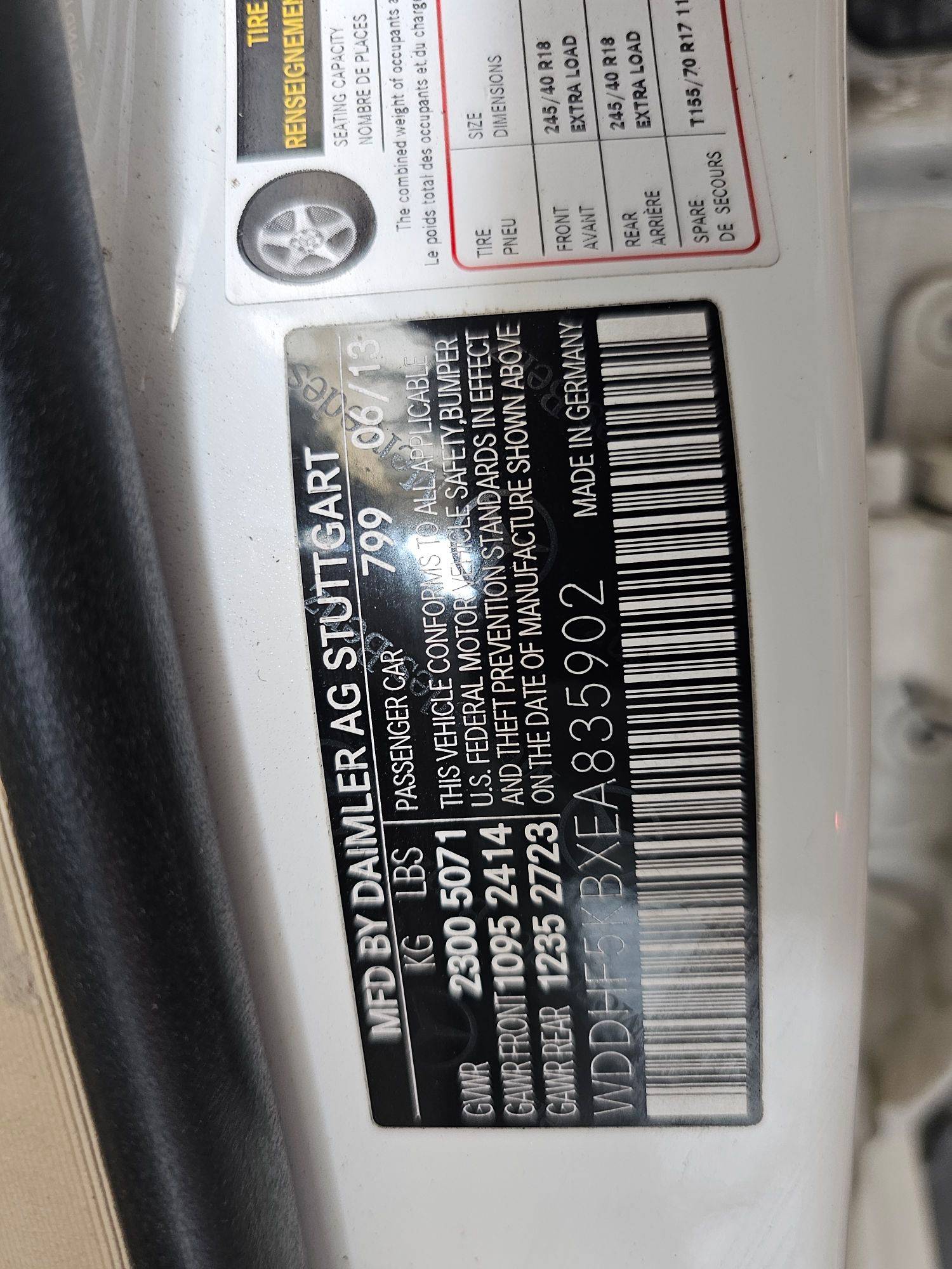 2014 MERCEDES BENZ E 350 — 140324 Miles — Lot EA835902 — Souq - Marhaba Auctions Used Cars - Image 10