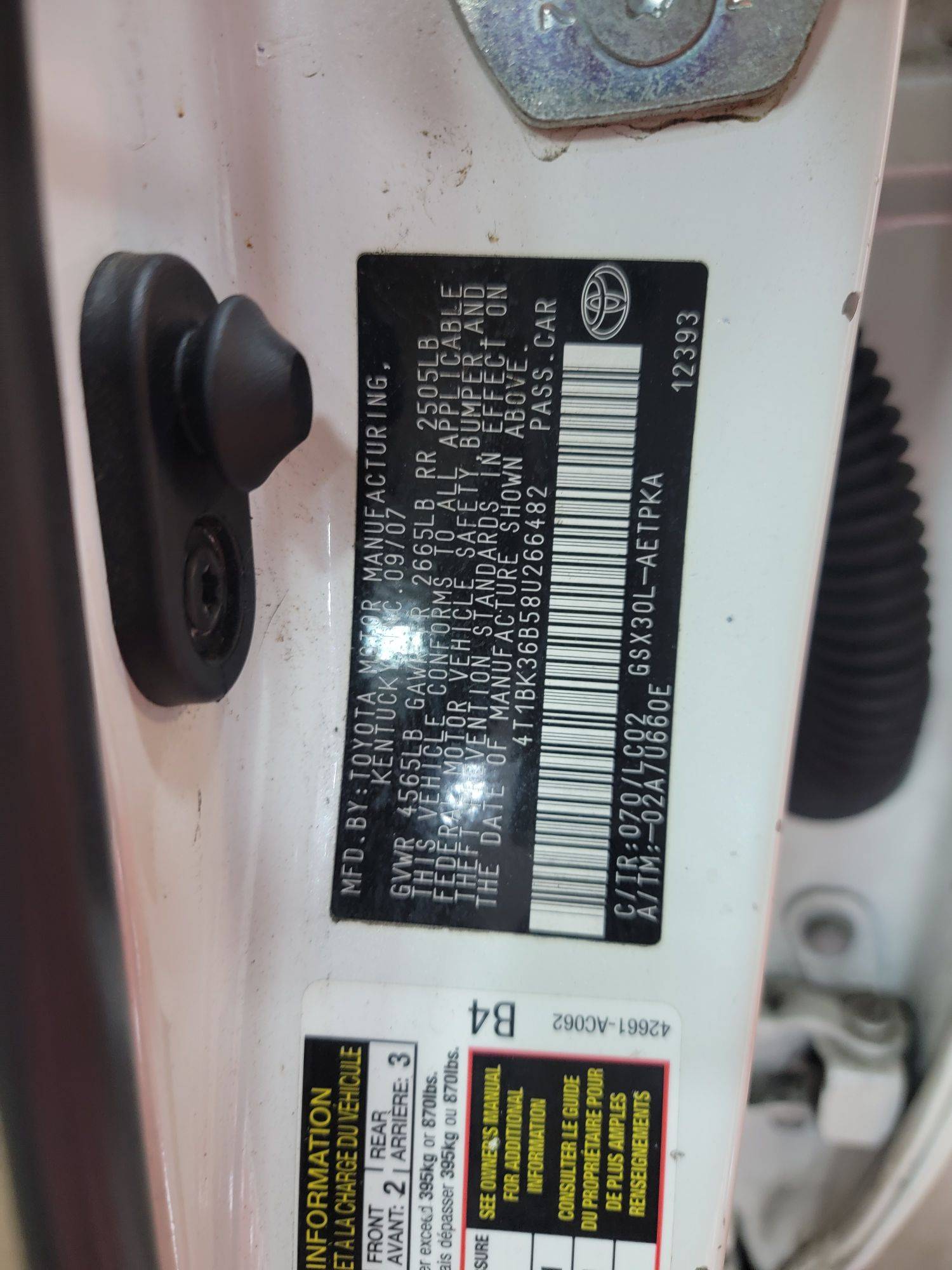 TOYOTA AVALON 2008 - Marhaba Auction Used Cars - Image 11
