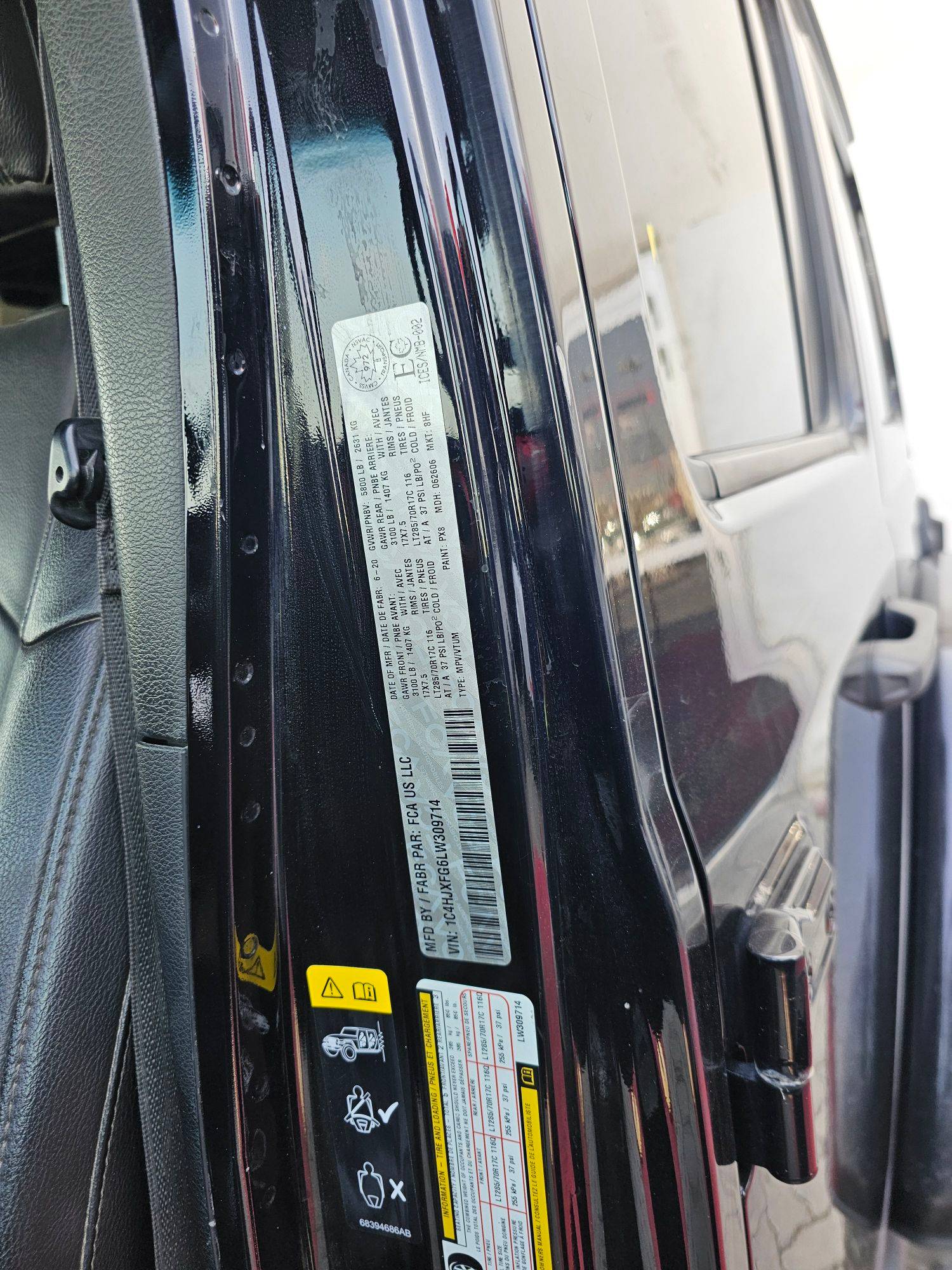 2020 JEEP WRANGLER — 91437 KM — Lot G6LW309714 — Souq - Marhaba Auctions Used Cars - Image 12