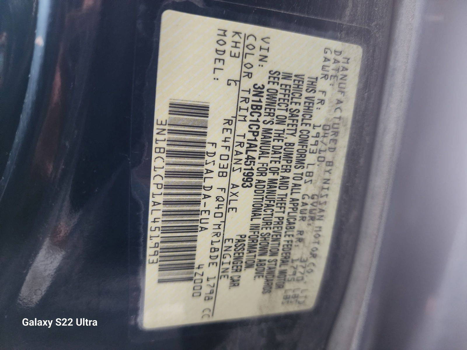 2010 NISSAN VERSA — 165424 Miles — Lot 38170453 - Marhaba Auctions Used Cars - Image 12