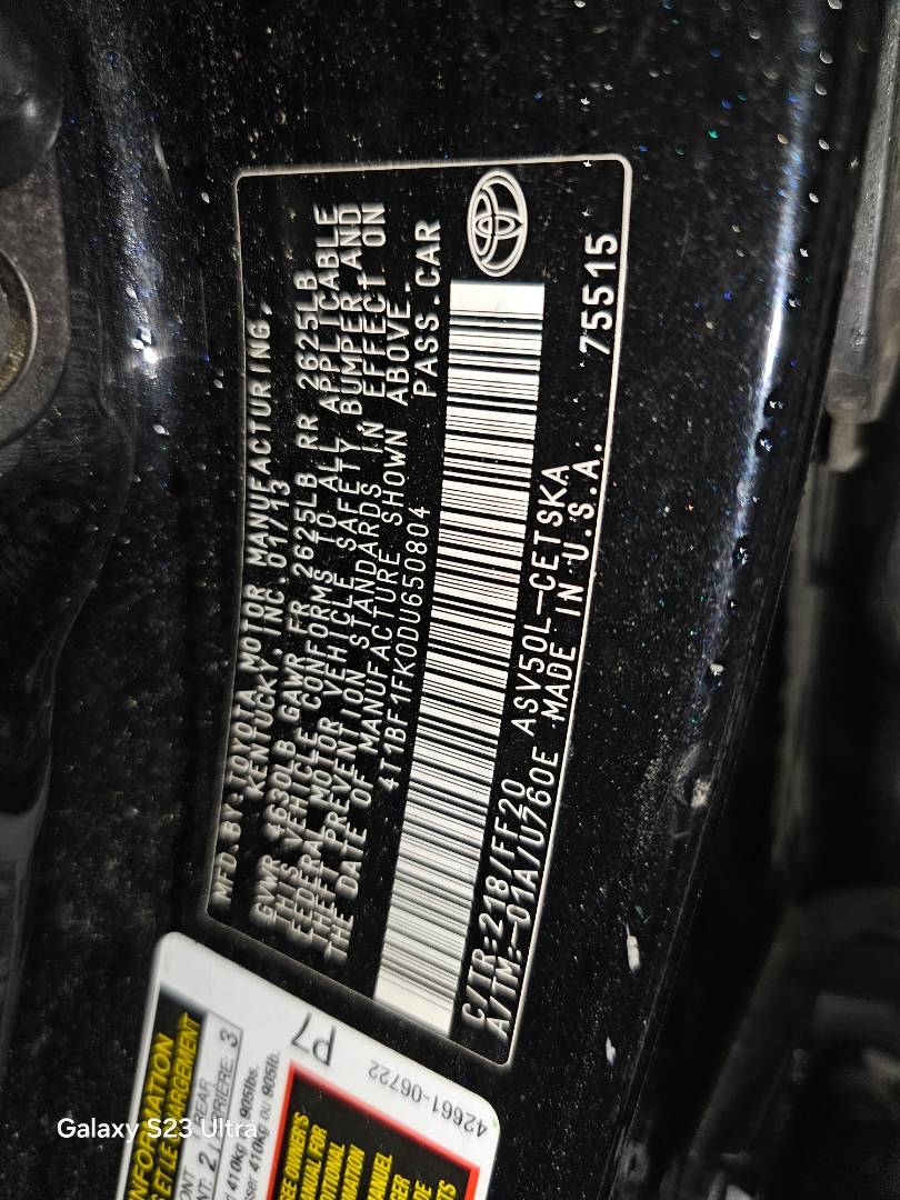 TOYOTA CAMRY 2013 - Marhaba Auction Used Cars - Image 9