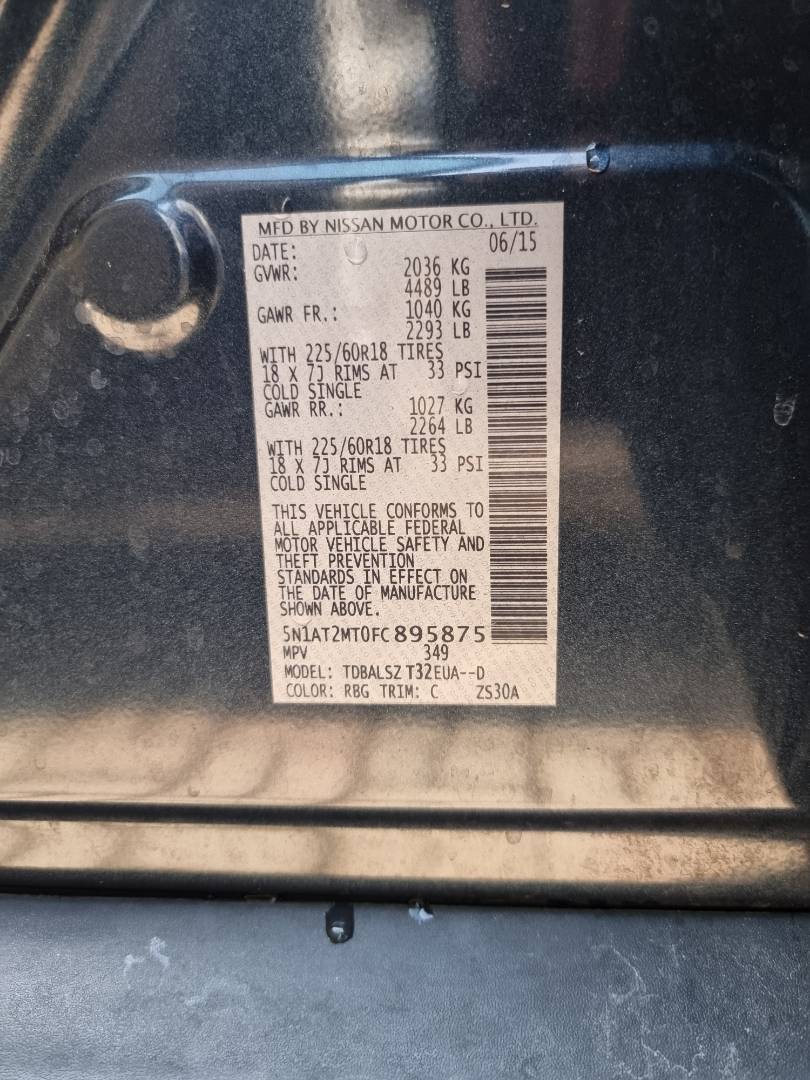 2015 NISSAN ROGUE — 122064 Miles — Lot 895875 — Ind. 12 - Marhaba Auctions Used Cars - Image 9