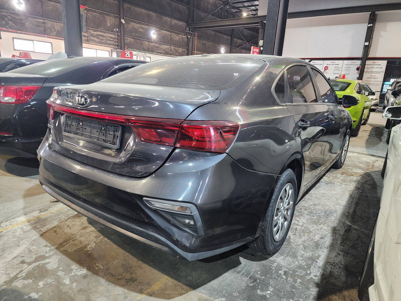2020 KIA CERATO — 76598 KM — Lot 4161L5857141 — Al Quoz - Marhaba Auctions Used Cars - Image 6