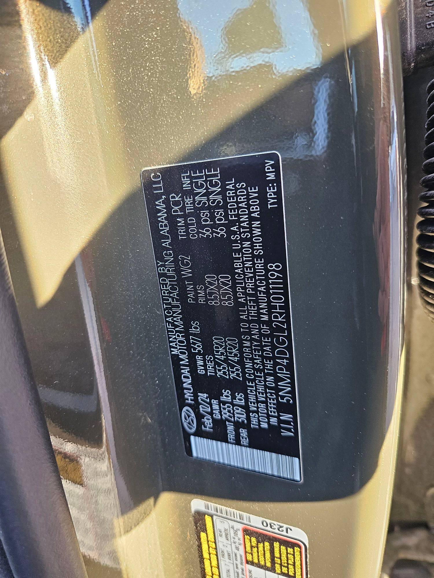 HYUNDAI SANTA FE 2024 - Marhaba Auction Used Cars - Image 10