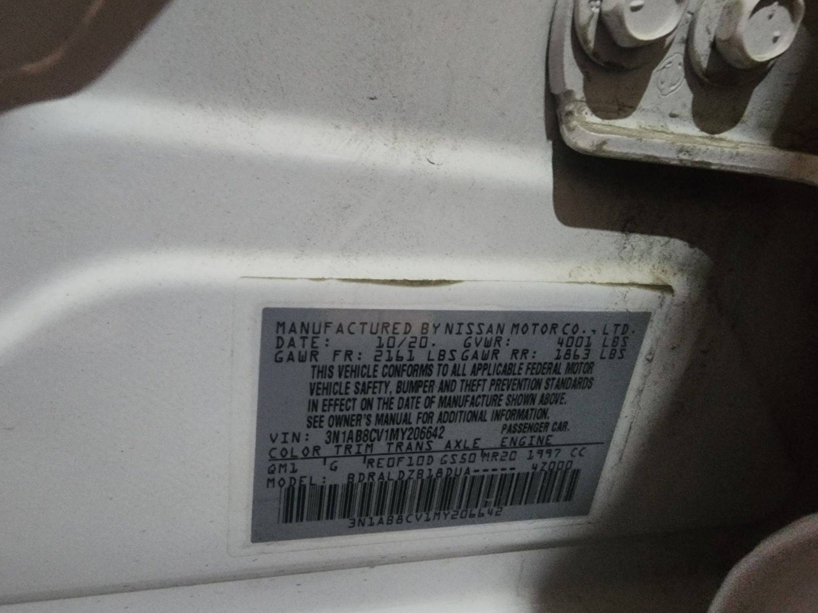 NISSAN SENTRA 2021 - Marhaba Auction Used Cars - Image 9