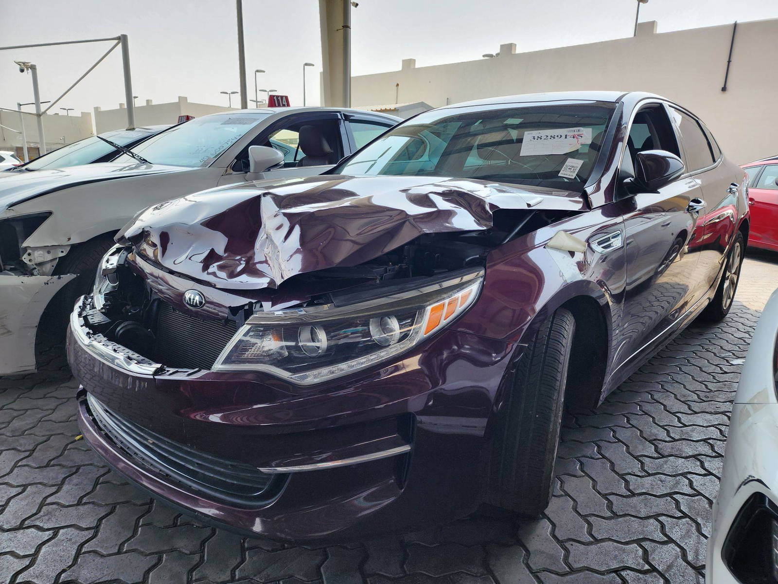 2016 KIA OPTIMA — 120955 Miles — Lot 1186 — Souq - Marhaba Auctions Used Cars - Image 8