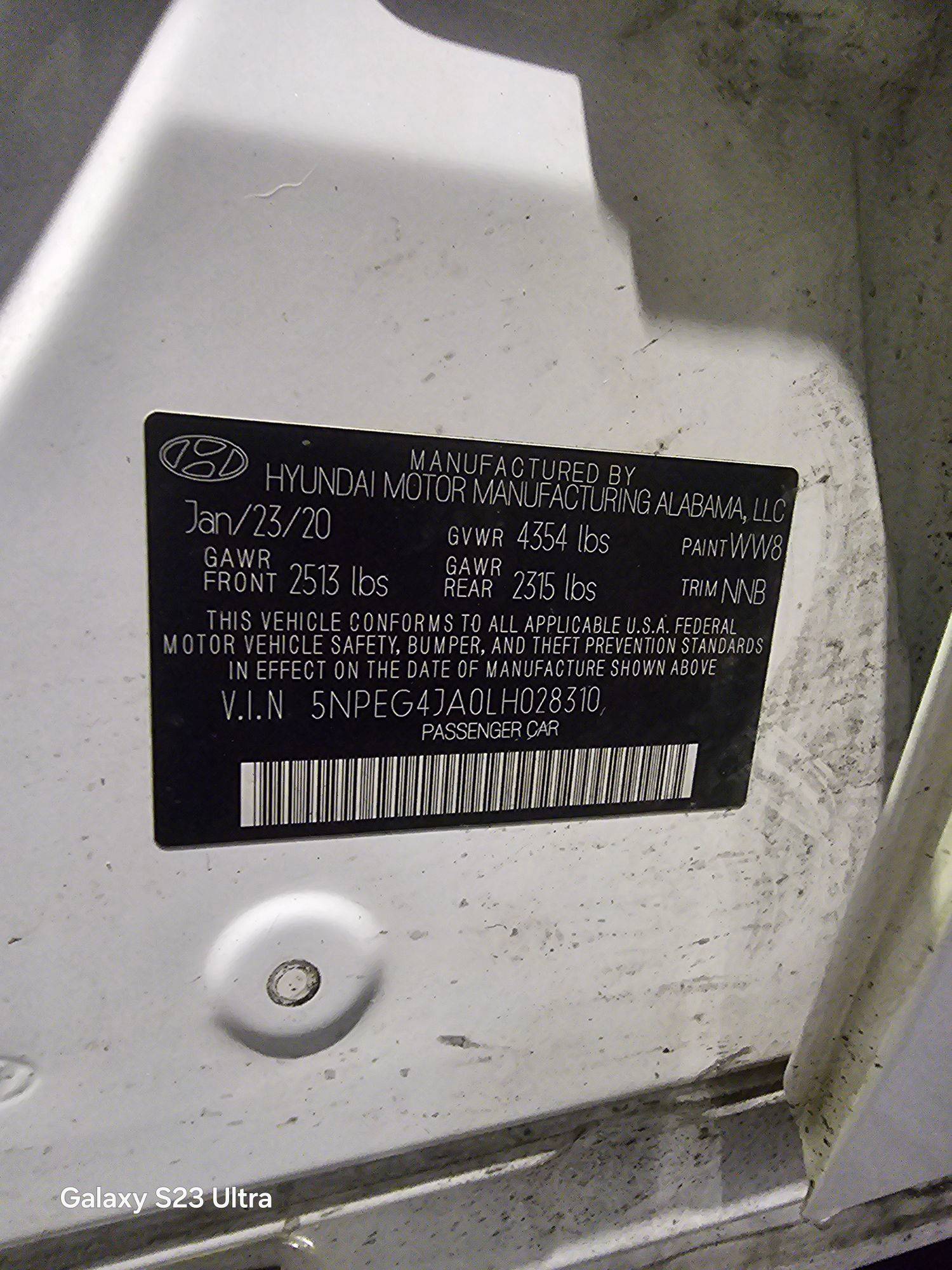 HYUNDAI SONATA 2020 - Marhaba Auction Used Cars - Image 9