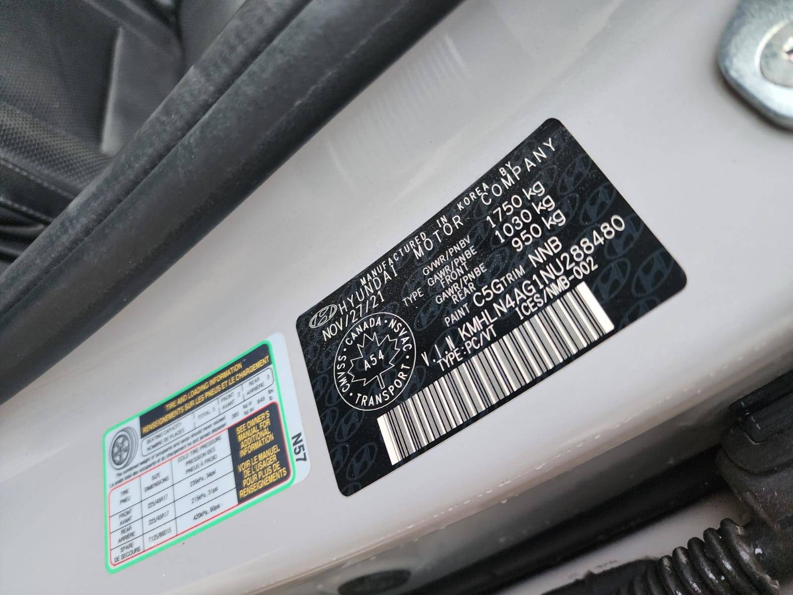 2022 HYUNDAI ELANTRA — 96910 KM — Lot NU288480 - Marhaba Auctions Used Cars - Image 10