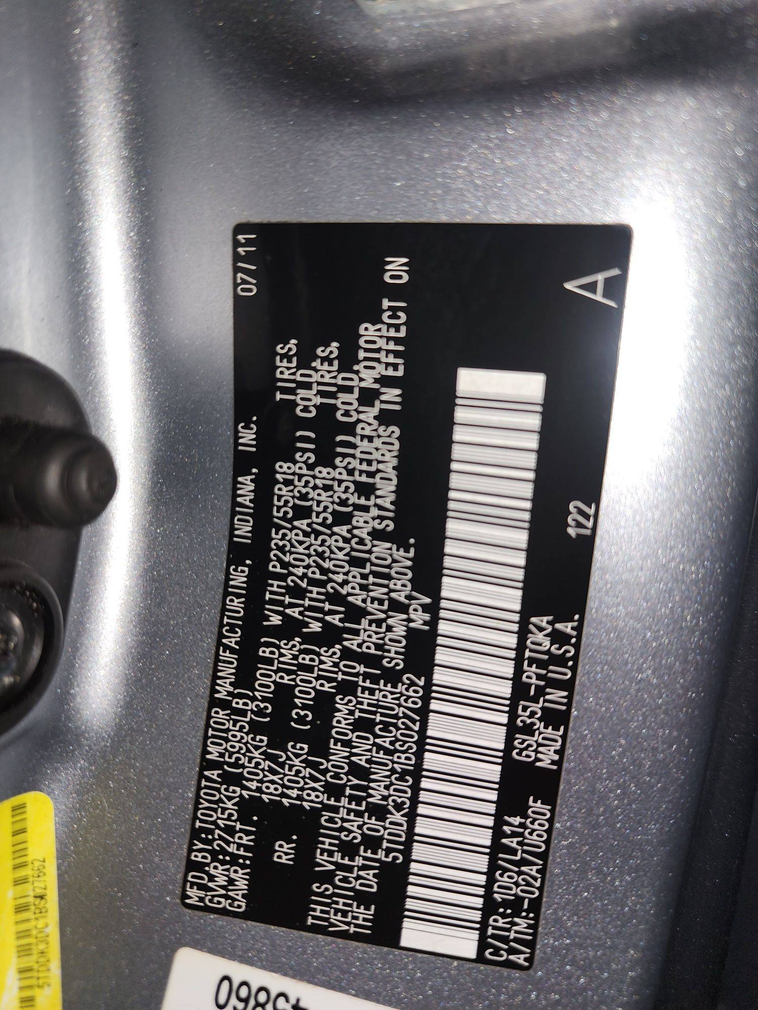 TOYOTA SIENNA 2011 - Marhaba Auction Used Cars - Image 10