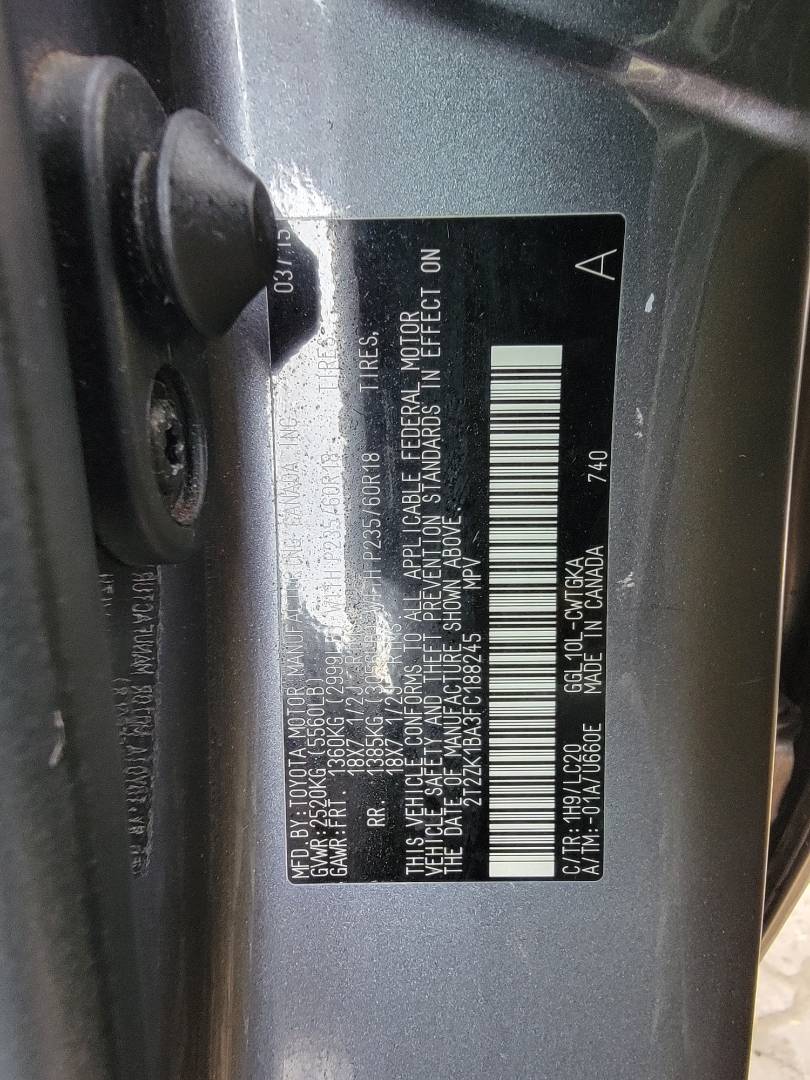 2015 LEXUS RX 350 — 127735 Miles — Lot FC188245 — Main - Marhaba Auctions Used Cars - Image 10