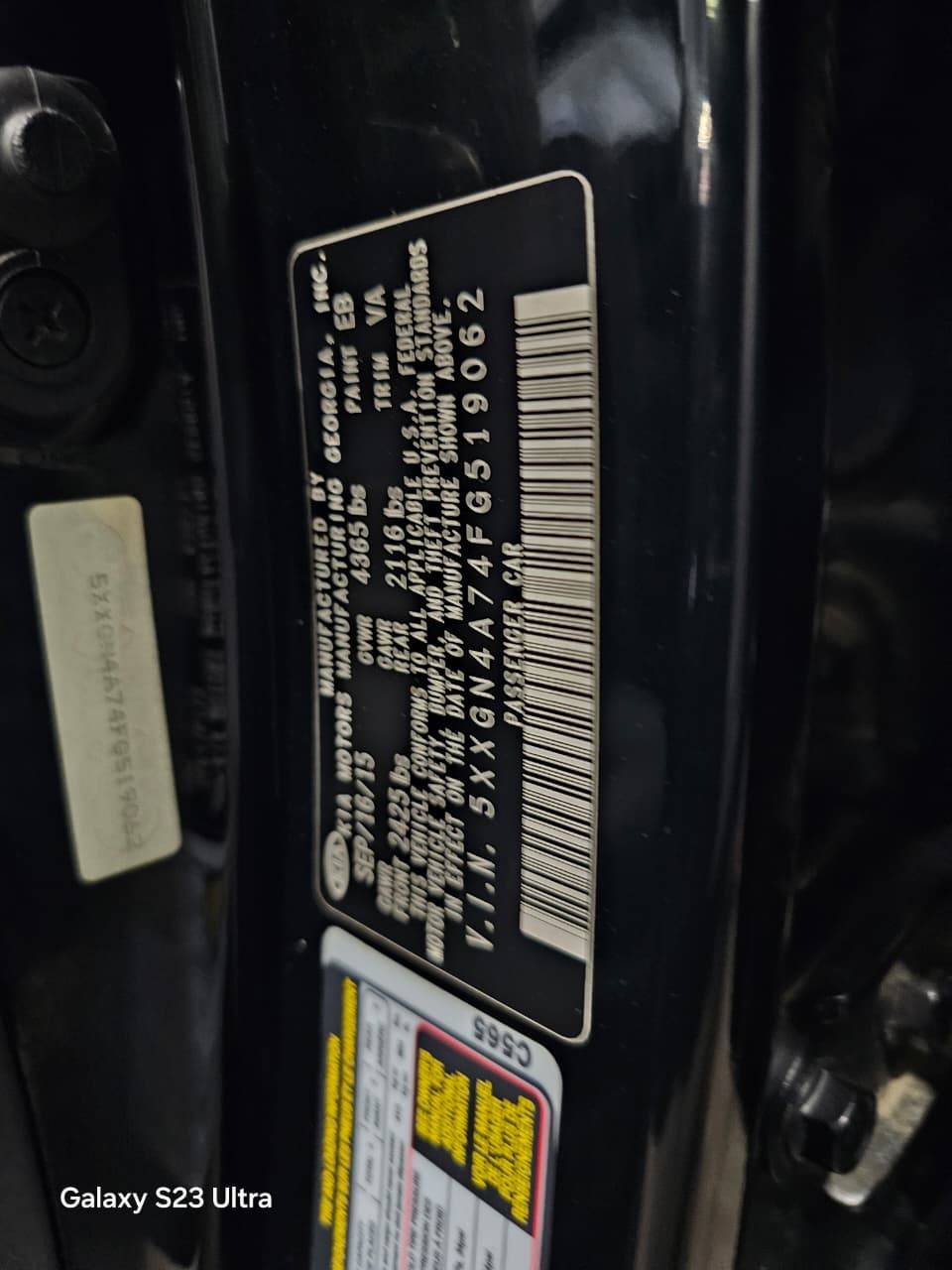 KIA OPTIMA 2015 - Marhaba Auction Used Cars - Image 10