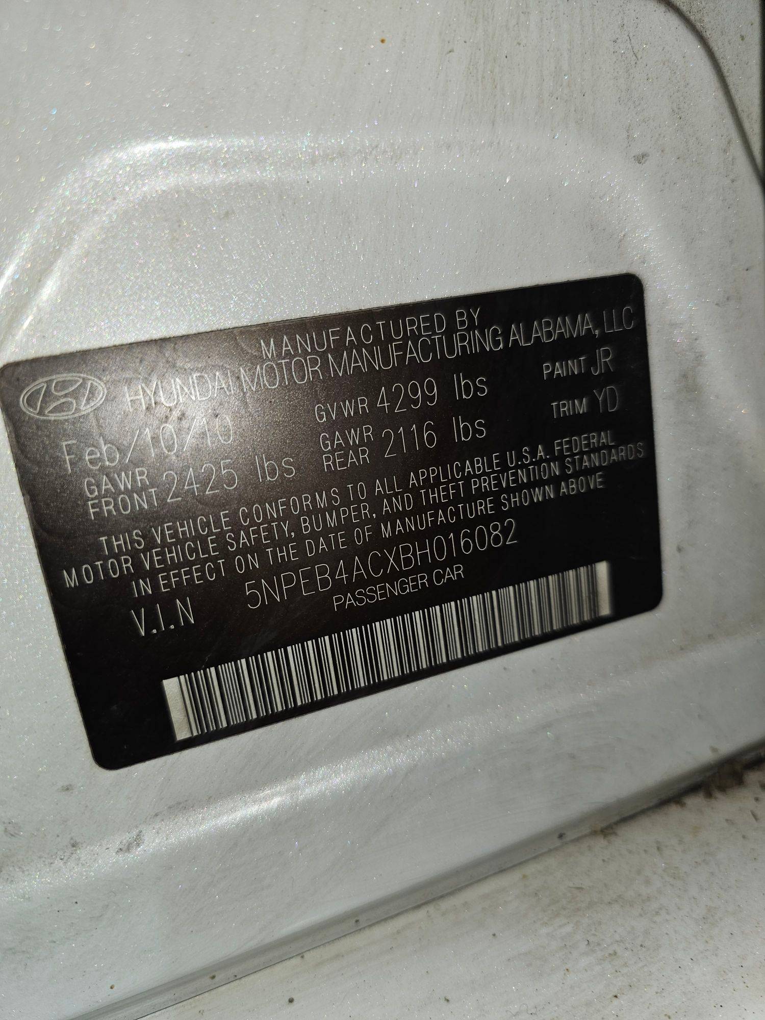 HYUNDAI SONATA 2011 - Marhaba Auction Used Cars - Image 11