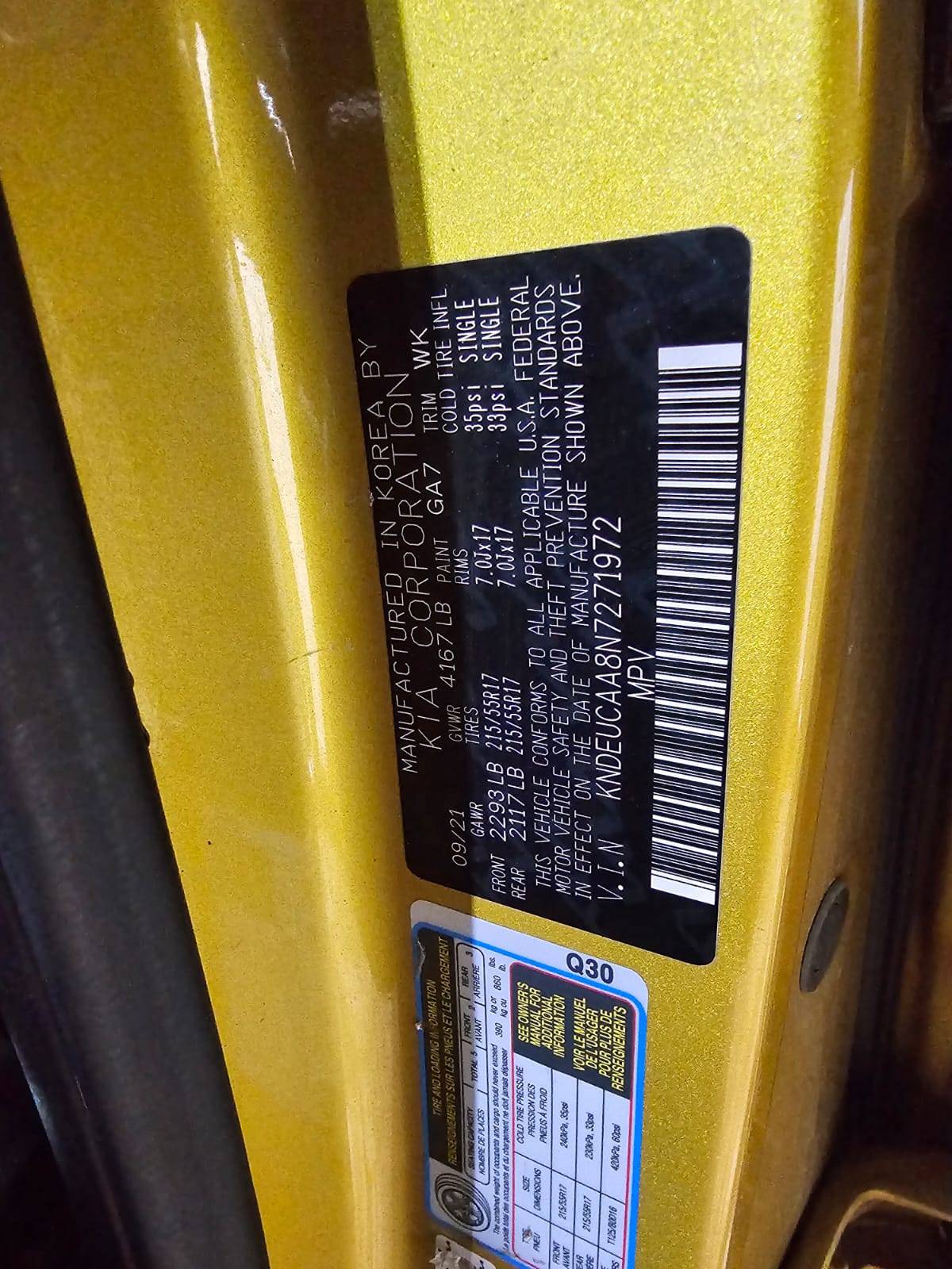 2022 KIA SELTOS — 37942 Miles — Lot AA8N7271972 - Marhaba Auctions Used Cars - Image 13