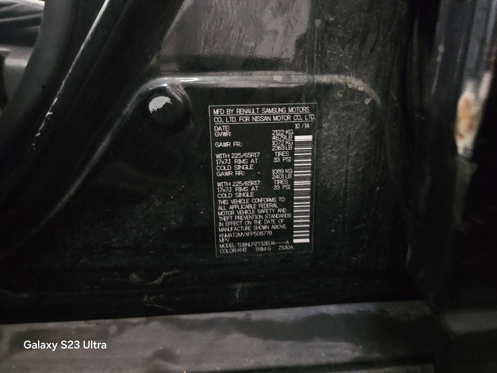 NISSAN ROGUE 2015 - Marhaba Auction Used Cars - Image 9