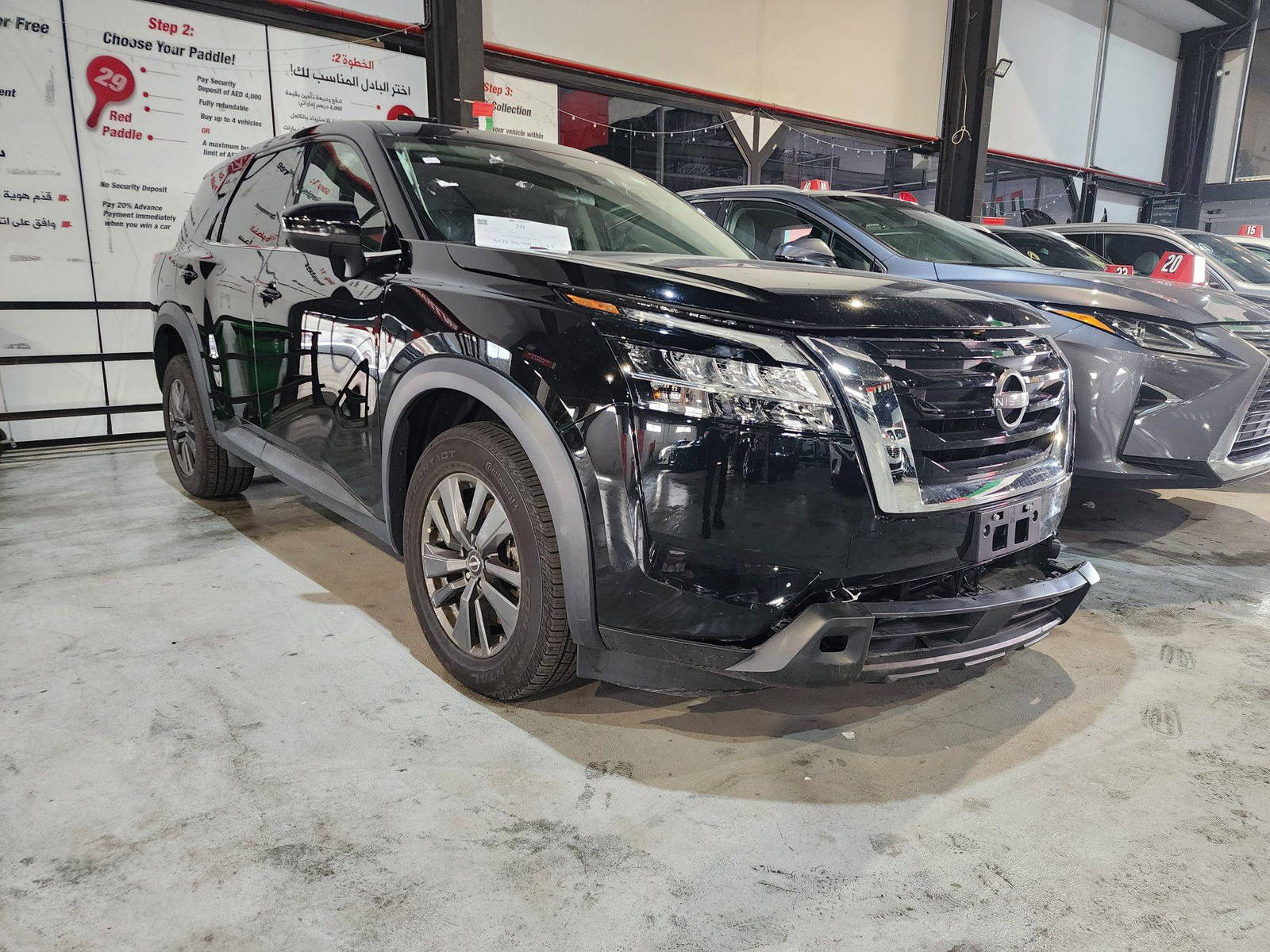 2022 NISSAN PATHFINDER — sold — 29306 Miles — Lot 43039180 — Main - Marhaba Auctions Used Cars - Image 2