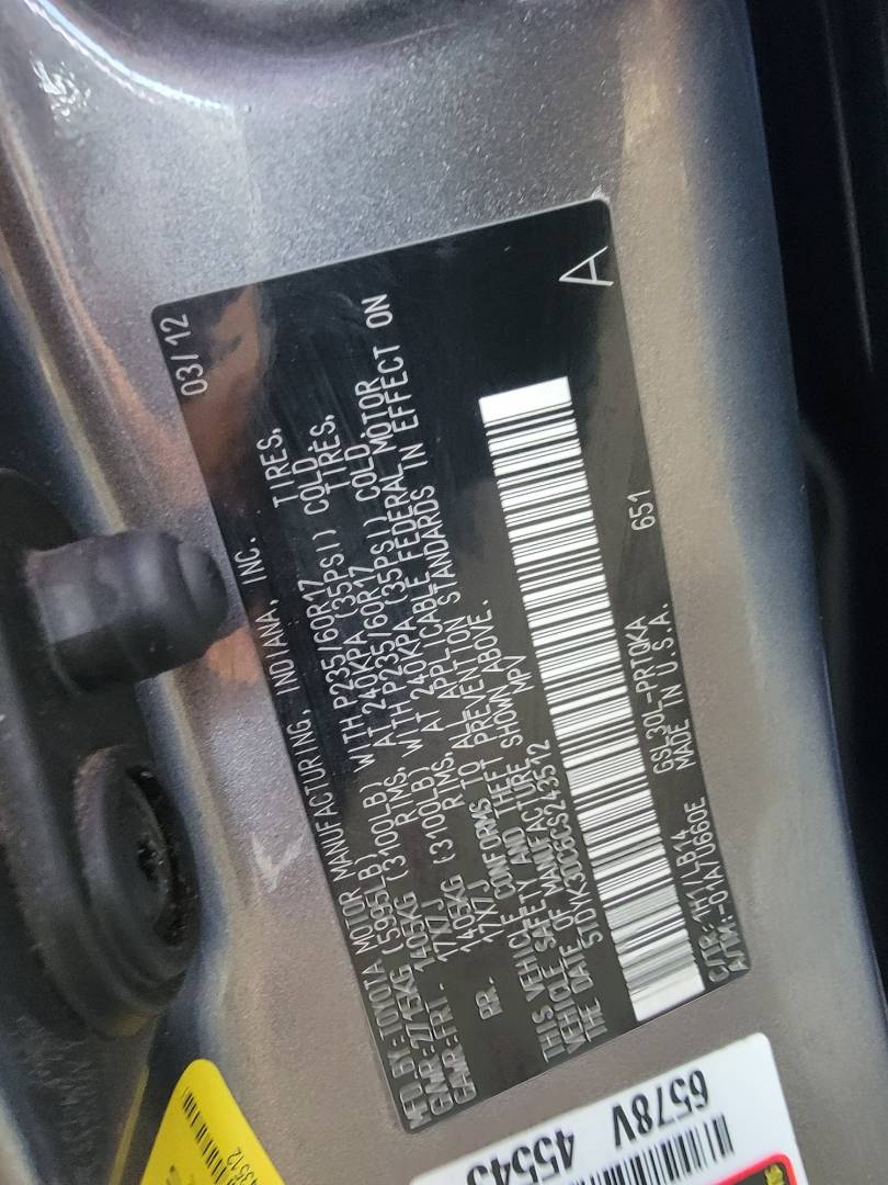 2012 TOYOTA SIENNA — 198759 Miles — Lot S243512 — Main - Marhaba Auctions Used Cars - Image 10