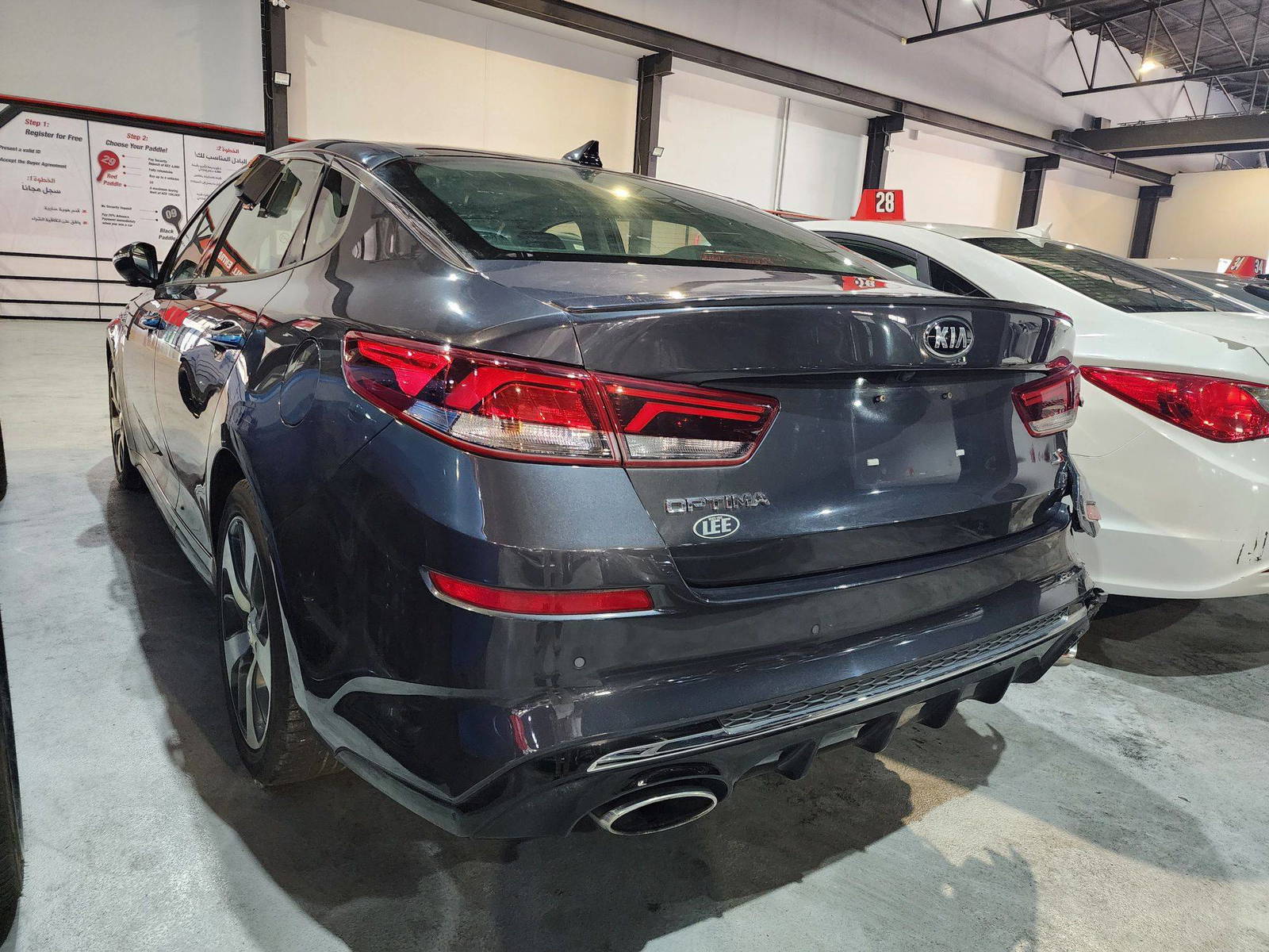 2019 KIA OPTIMA — 129350 Miles — Lot 20780 — Al Quoz - Marhaba Auctions Used Cars - Image 3