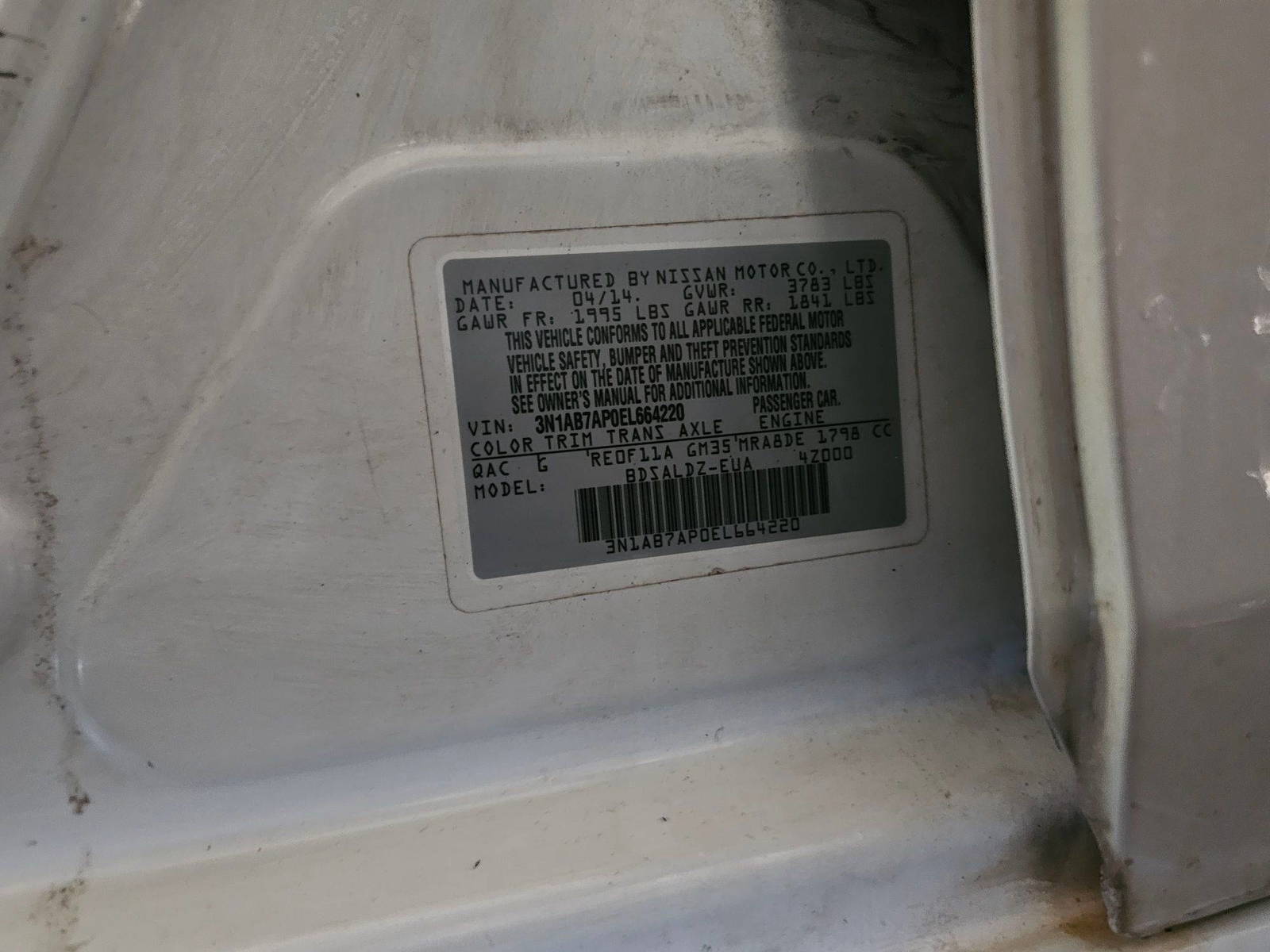NISSAN SENTRA 2014 - Marhaba Auction Used Cars - Image 9