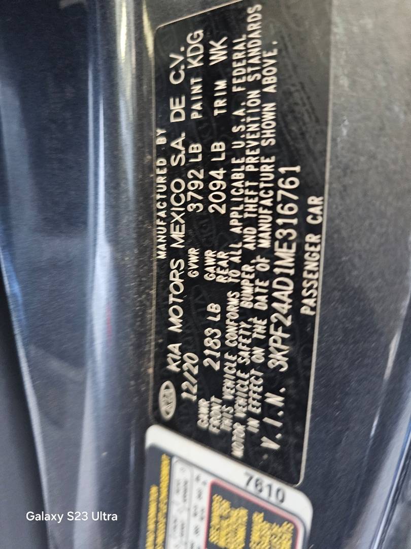 KIA FORTE 2021 - Marhaba Auction Used Cars - Image 9