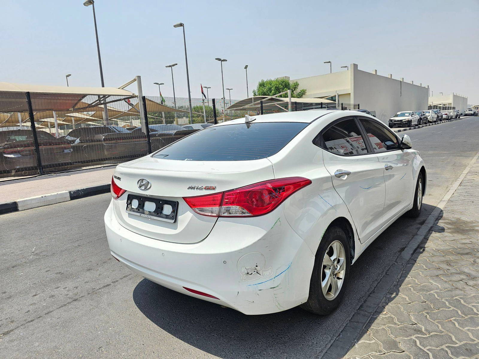 2011 HYUNDAI AVANTE — 138715 KM — Lot 006271 — Main - Marhaba Auctions Used Cars - Image 3