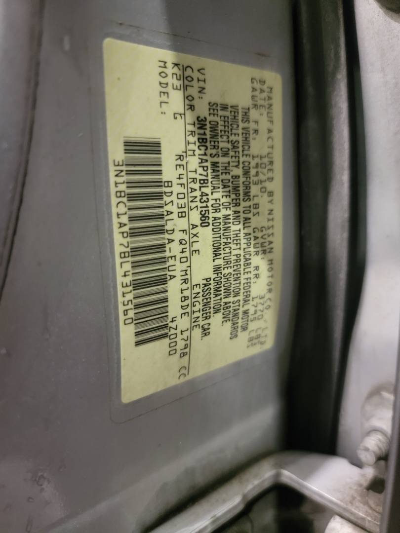 2011 NISSAN VERSA — 176359 Miles — Lot 73324873 - Marhaba Auctions Used Cars - Image 9