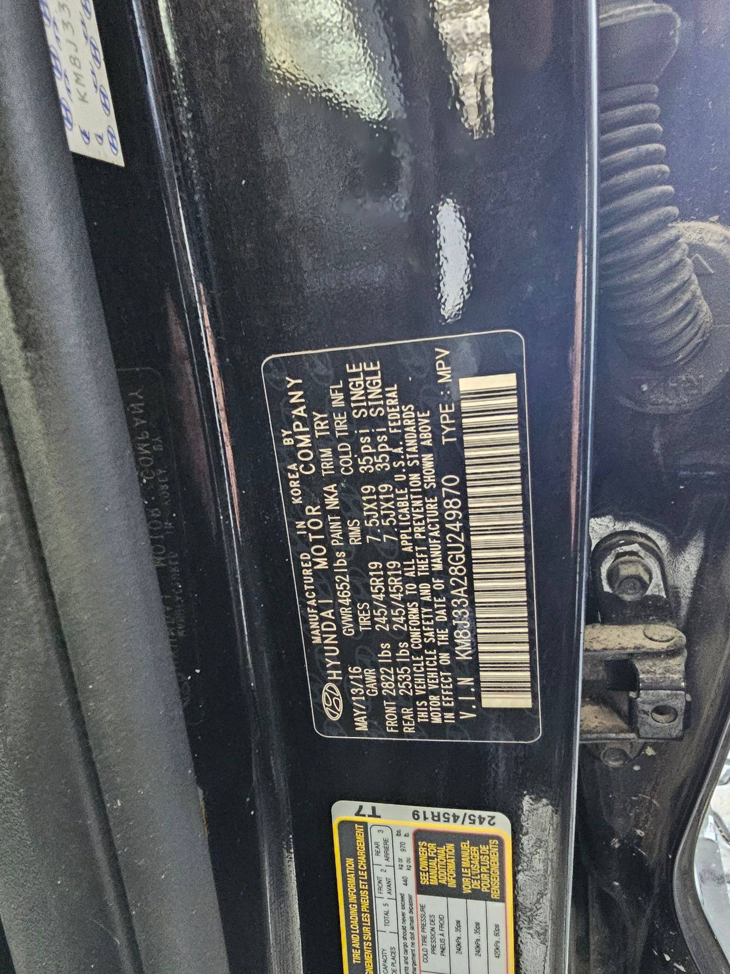 HYUNDAI TUCSON 2016 - Marhaba Auction Used Cars - Image 10