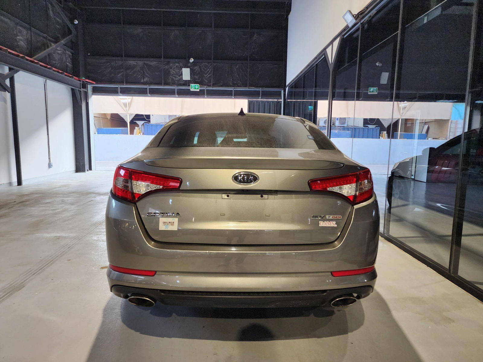 2012 KIA OPTIMA — 115991 Miles — Lot 8910 — Al Quoz - Marhaba Auctions Used Cars - Image 4