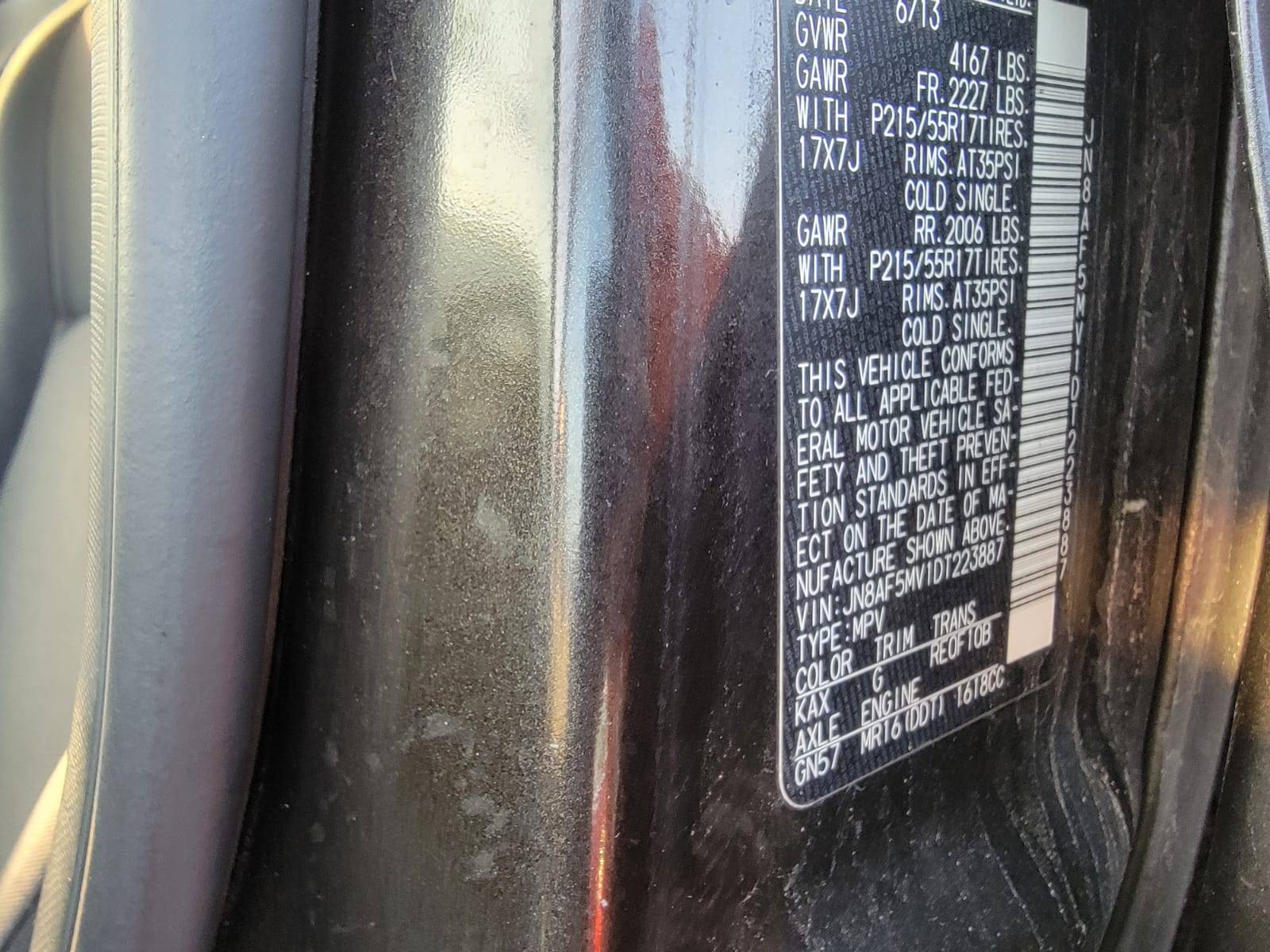 2013 NISSAN JUKE — 125881 Miles — Lot 36168546 - Marhaba Auctions Used Cars - Image 5
